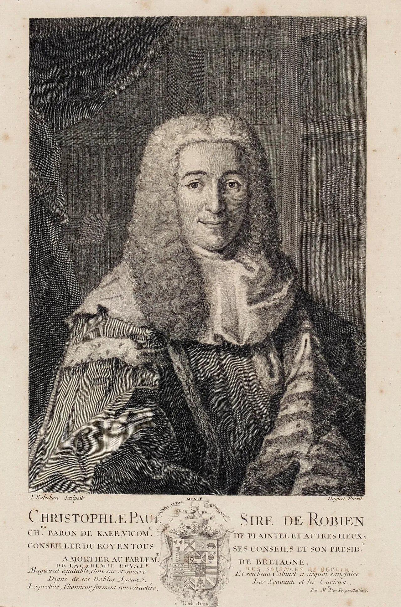 Portrait of Christophe-Paul Gautron de Robien (1698–1756) – memorial page
