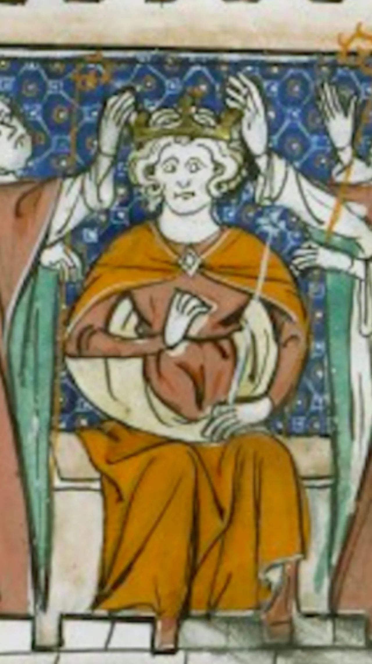 Portrait of Balduin IV. (1161–1185) – memorial page