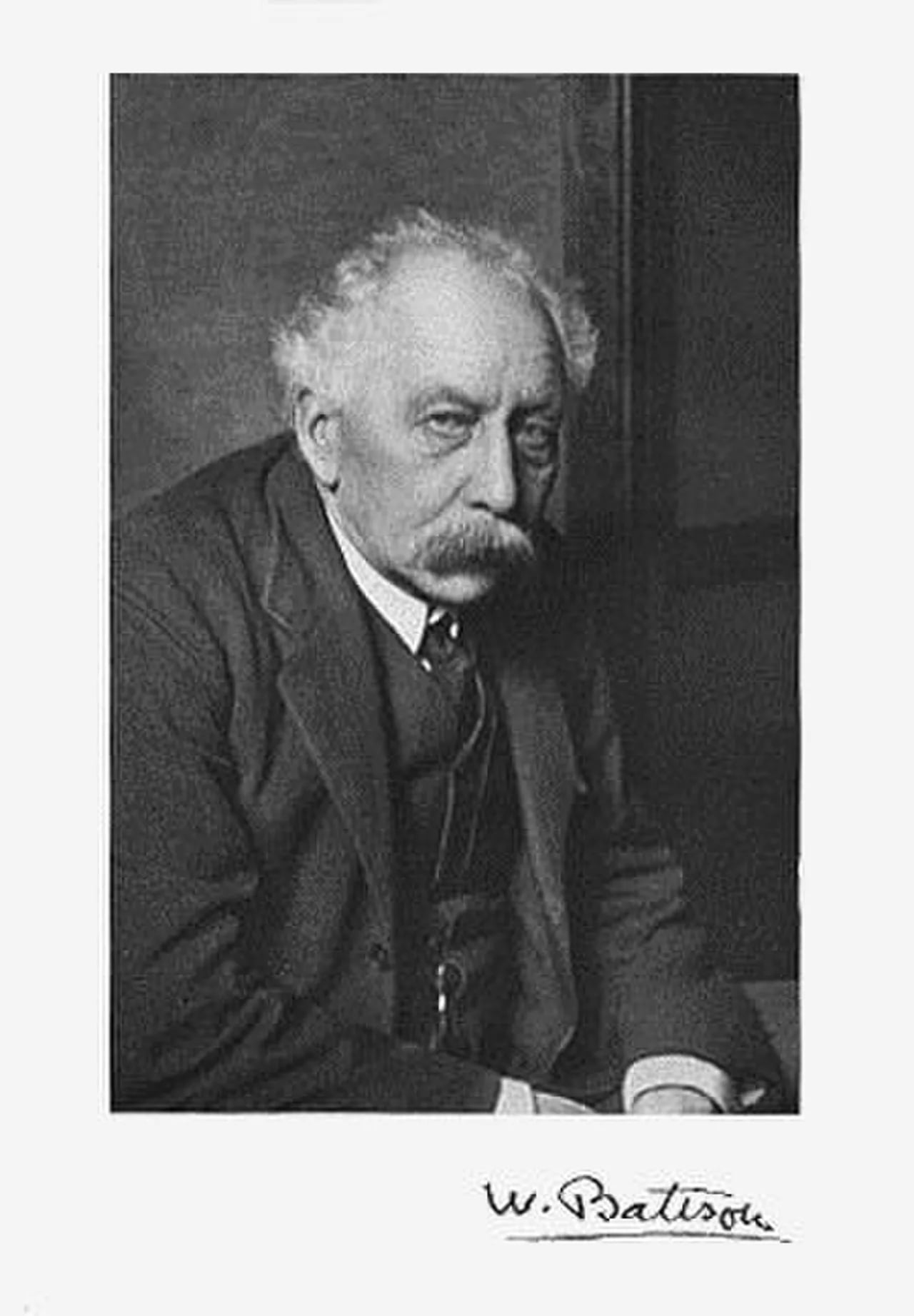Porträt von William Bateson (1861–1926) – Gedenkseite