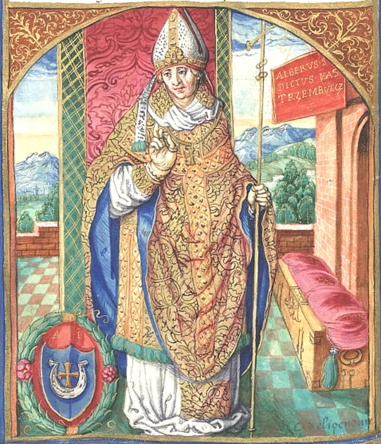 Portrait of Wojciech Jastrzębiec (1362–1436) – memorial page