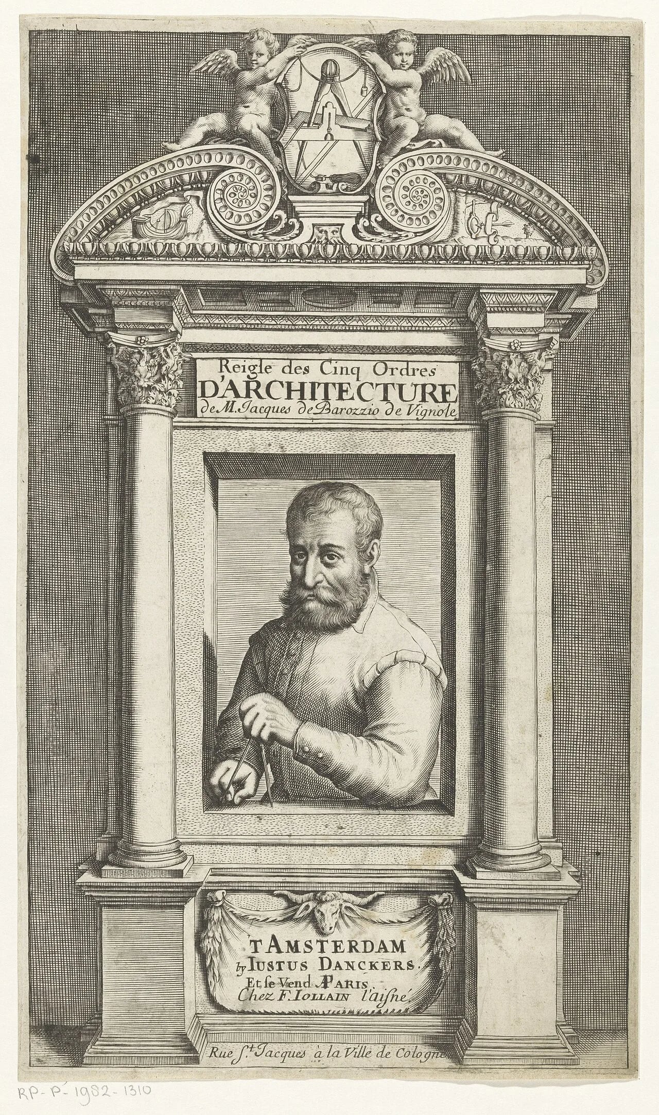 Porträt von Giacomo Barozzi da Vignola (1507–1573) – Gedenkseite