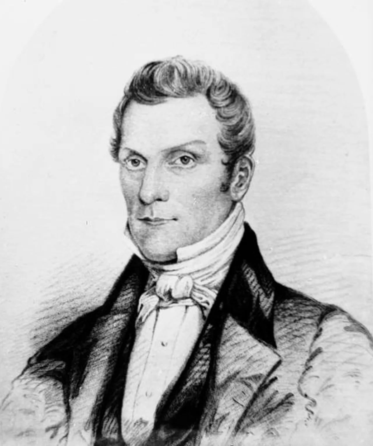 Portrait of Hyrum Smith (1800–1844) – memorial page
