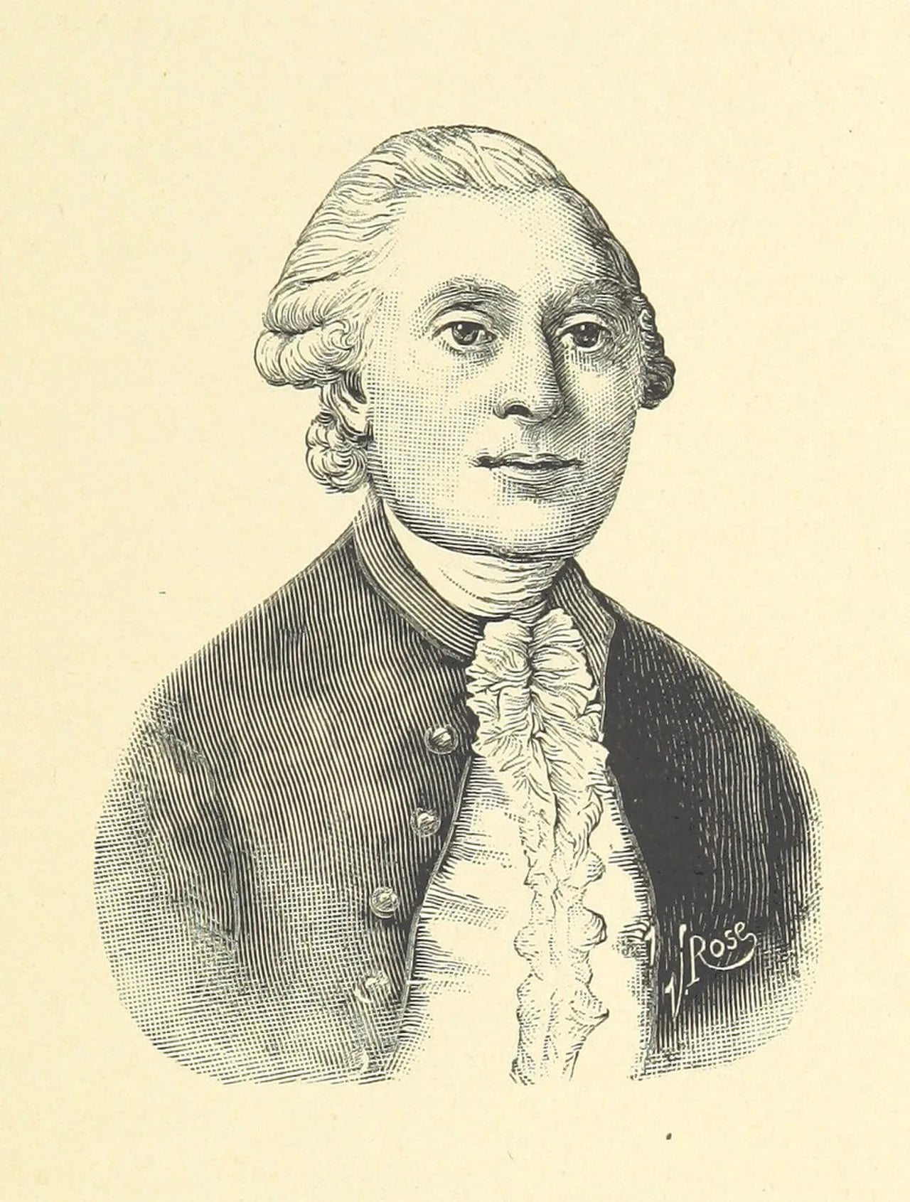 Porträt von Claude-Antoine Rudel (1719–1807) – Gedenkseite