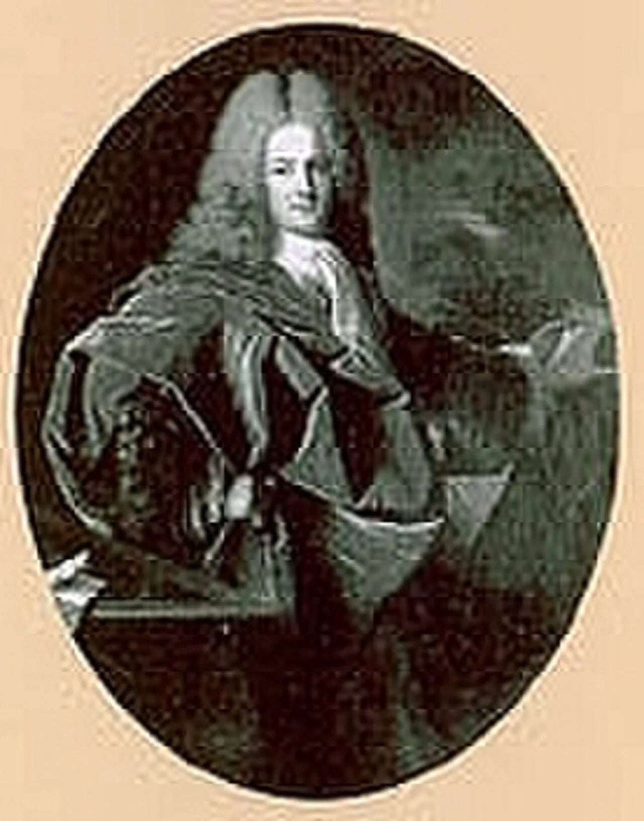 Porträt von Claude Pâris la Montagne (1670–1744) – Gedenkseite