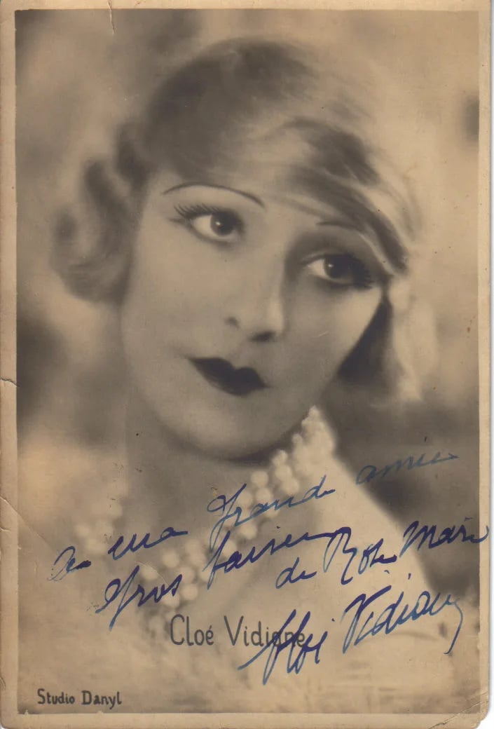 Porträt von Cloé Vidiane (1894–1978) – Gedenkseite