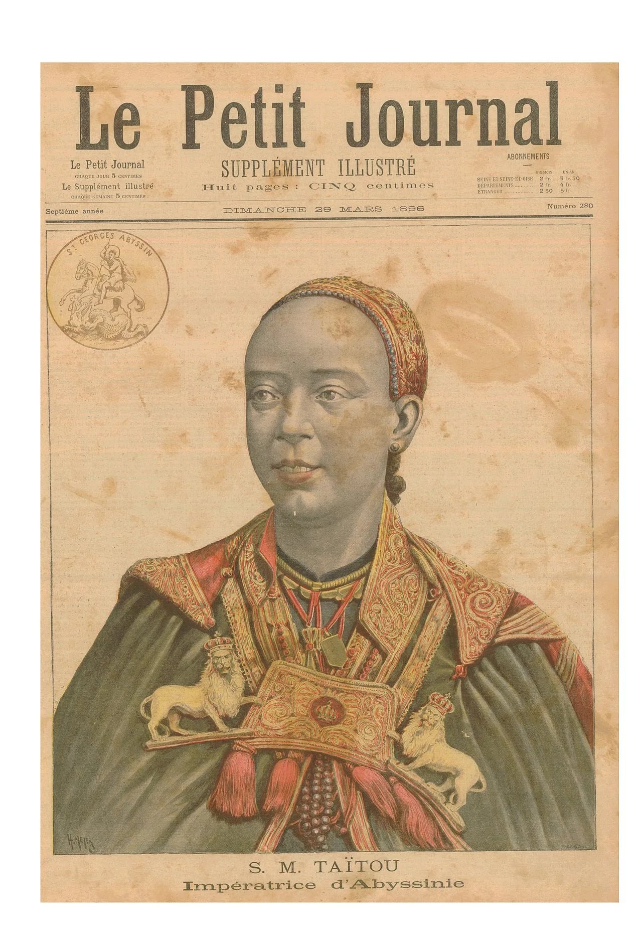 Portrait of Taytu Betul (1851–1918) – memorial page