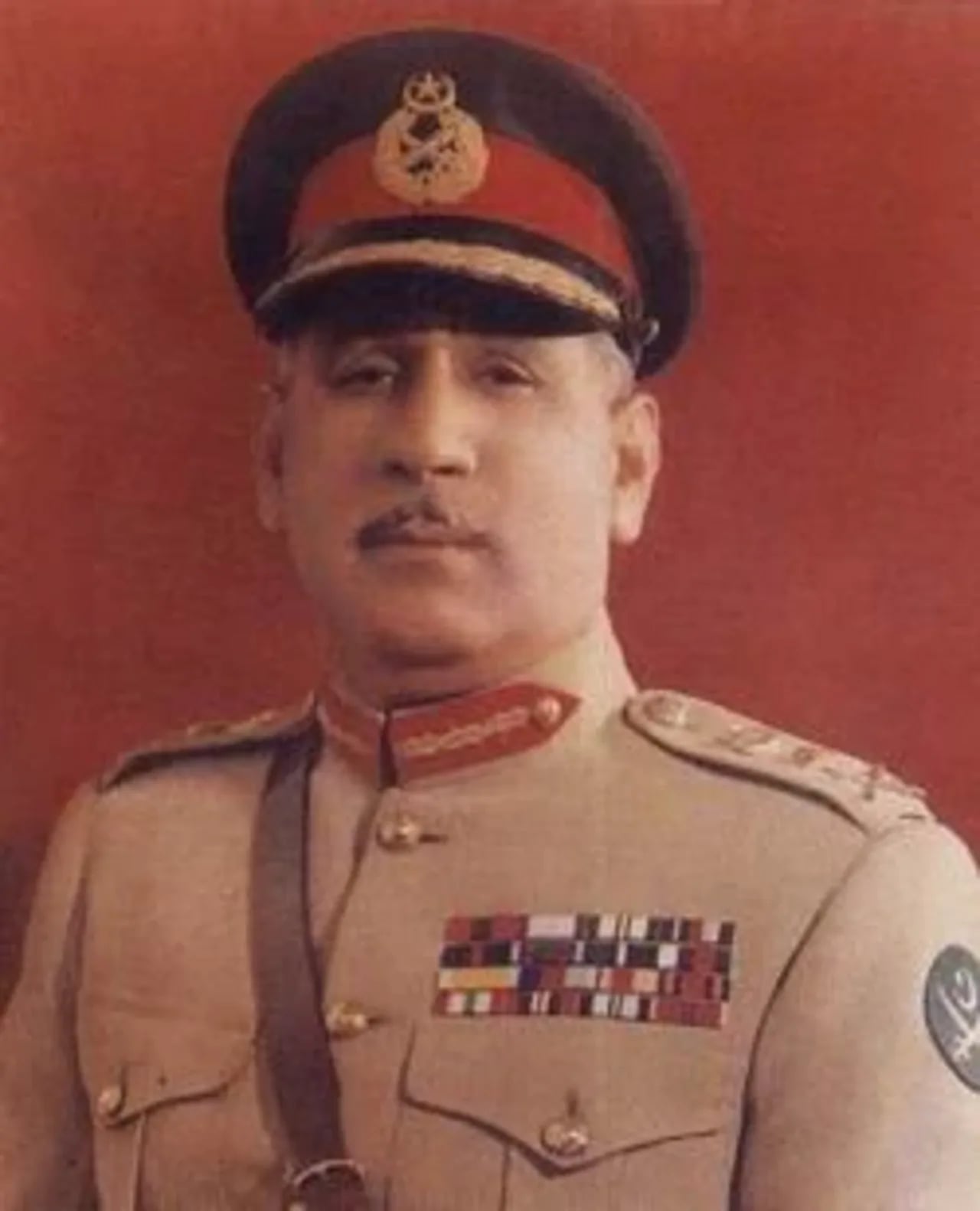 Portrait of Tikka Khan (1915–2002) – memorial page