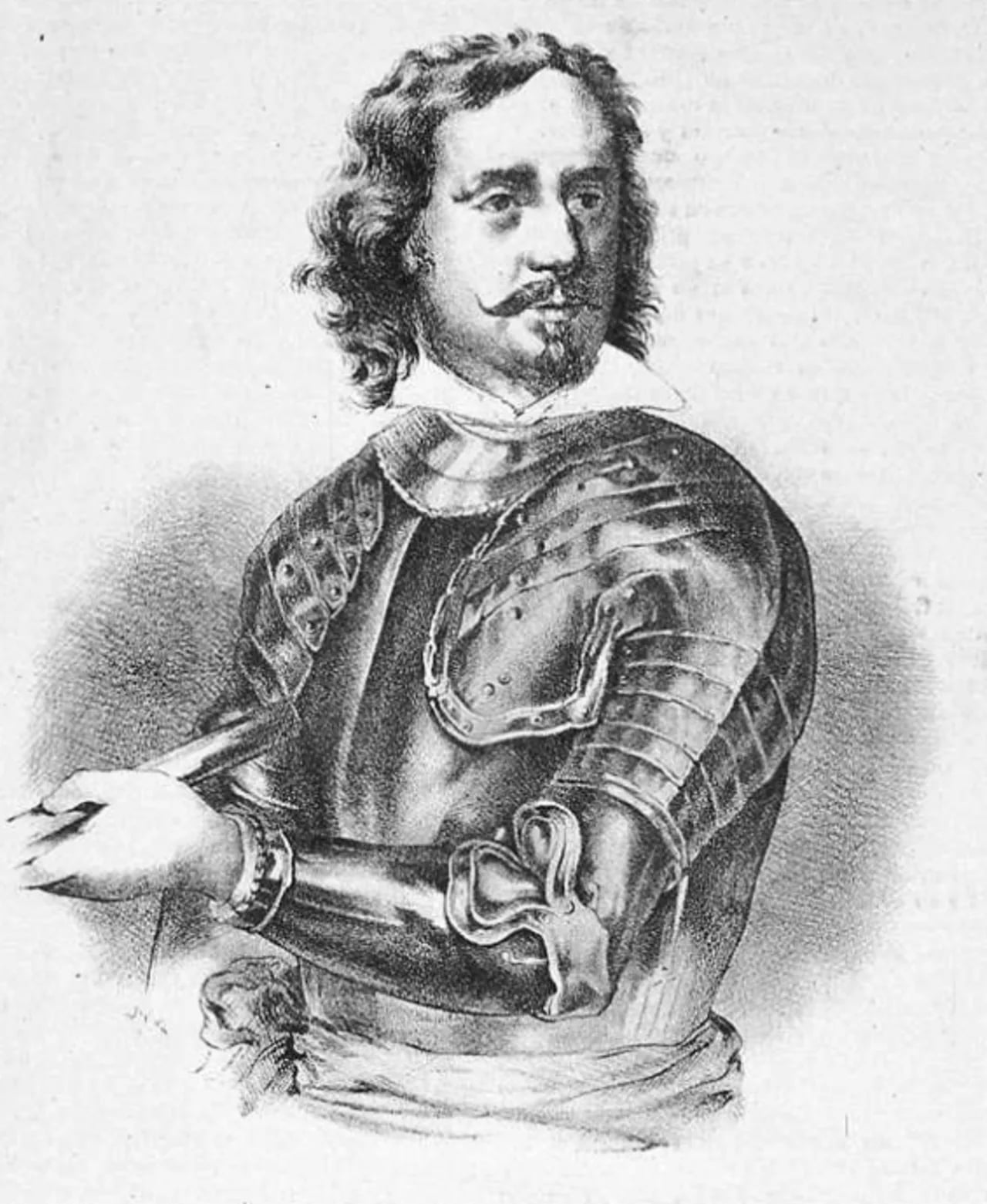 Porträt von Pedro Fajardo, 5th Marquis of Los Vélez (1602–1647) – Gedenkseite