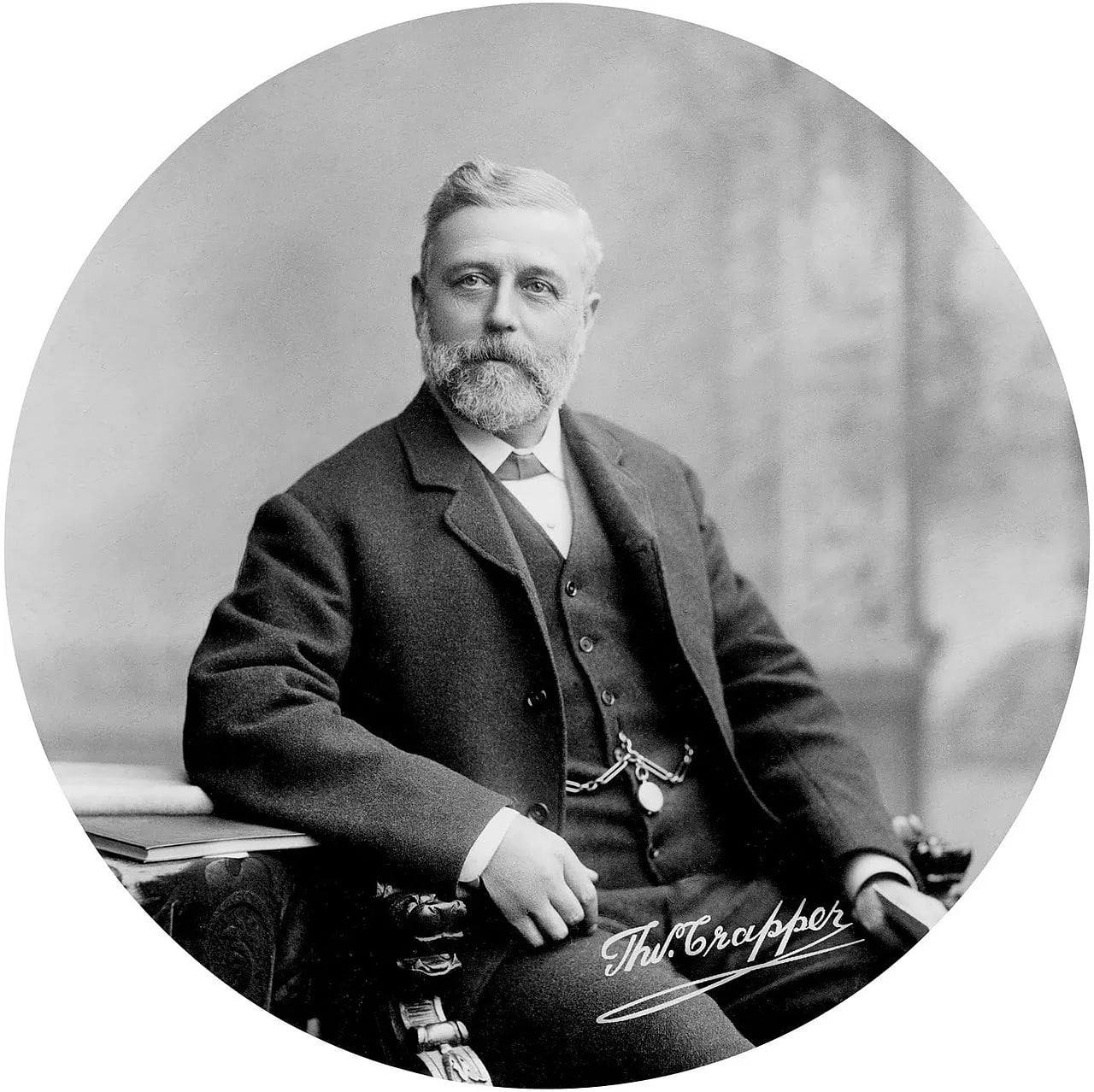 Porträt von Thomas Crapper (1836–1910) – Gedenkseite