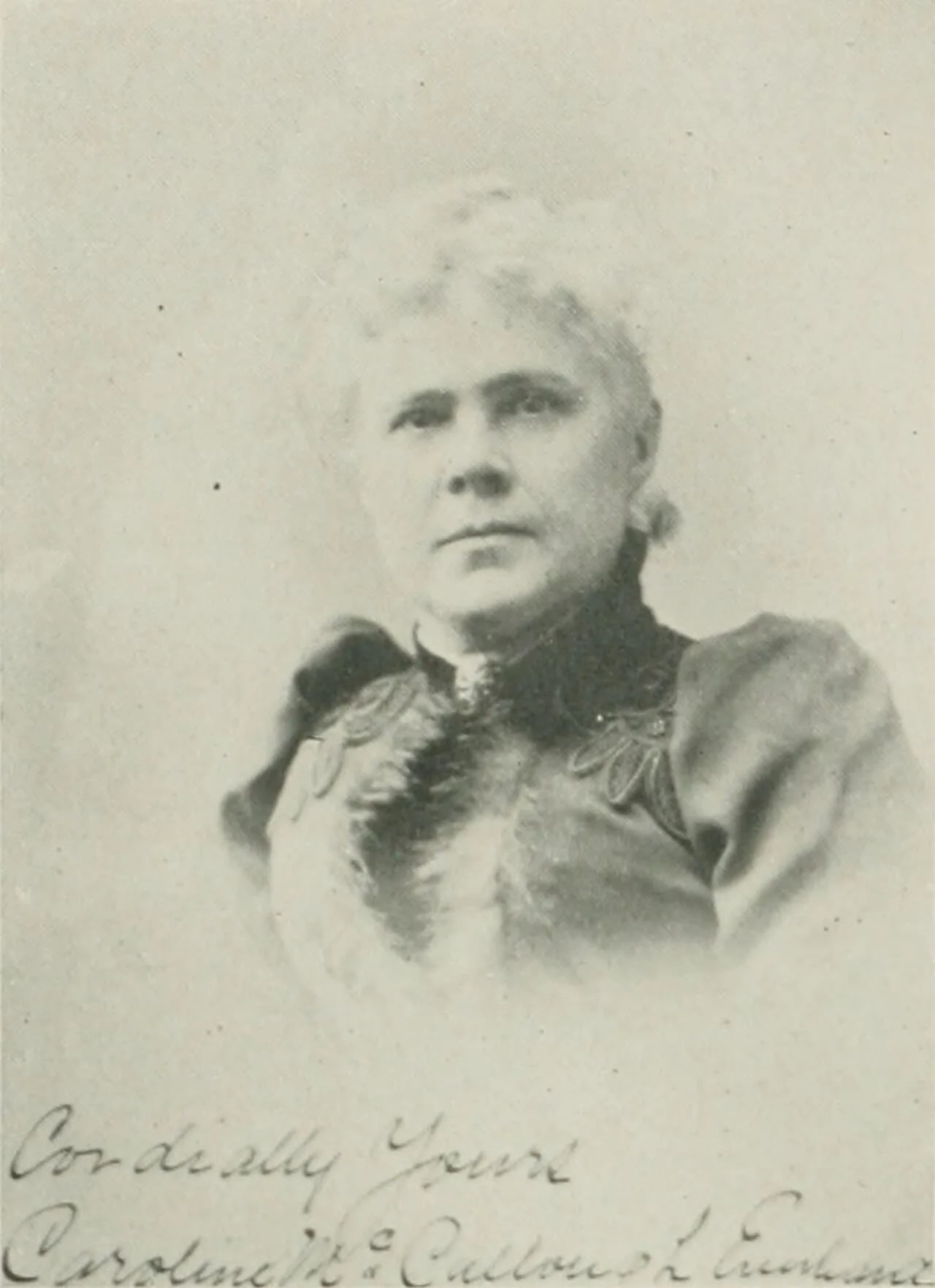 Portrait of Caroline McCullough Everhard (1843–1902) – memorial page