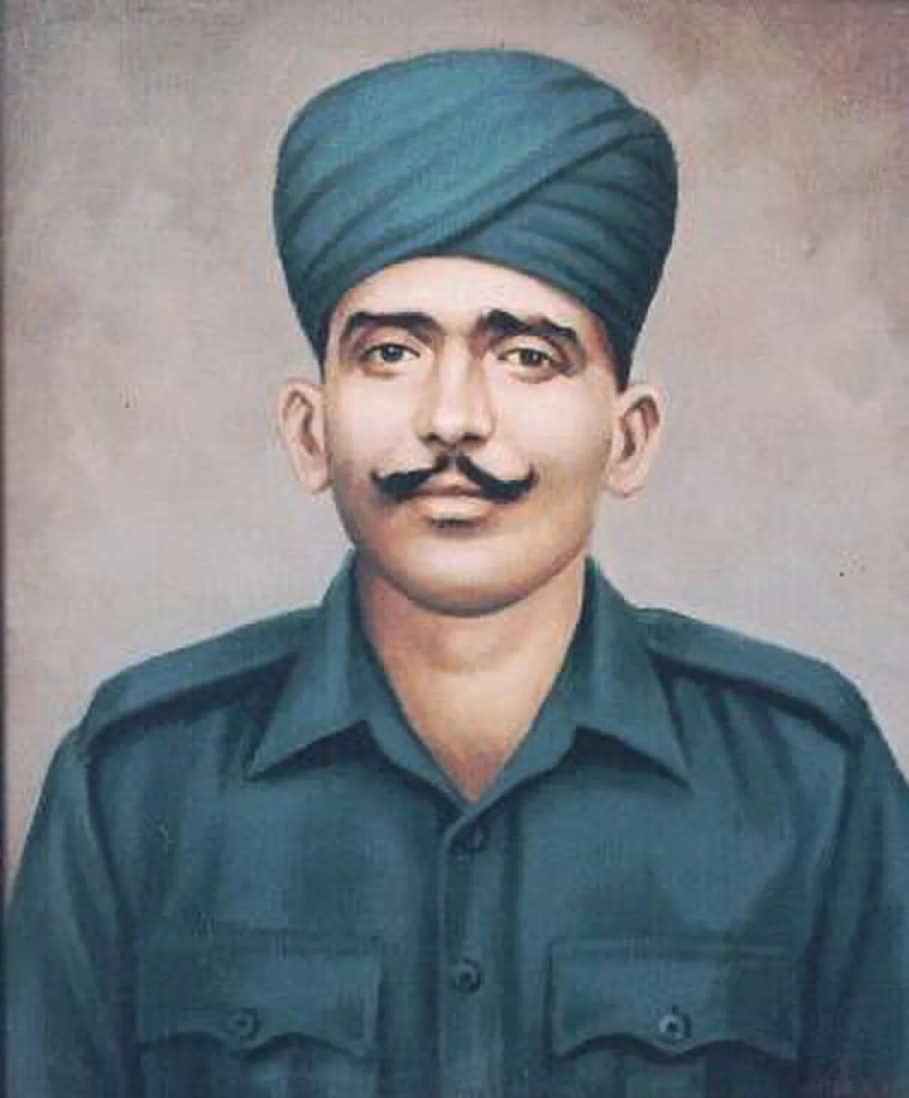 Portrait of Jadu Nath Singh (1916–1948) – memorial page