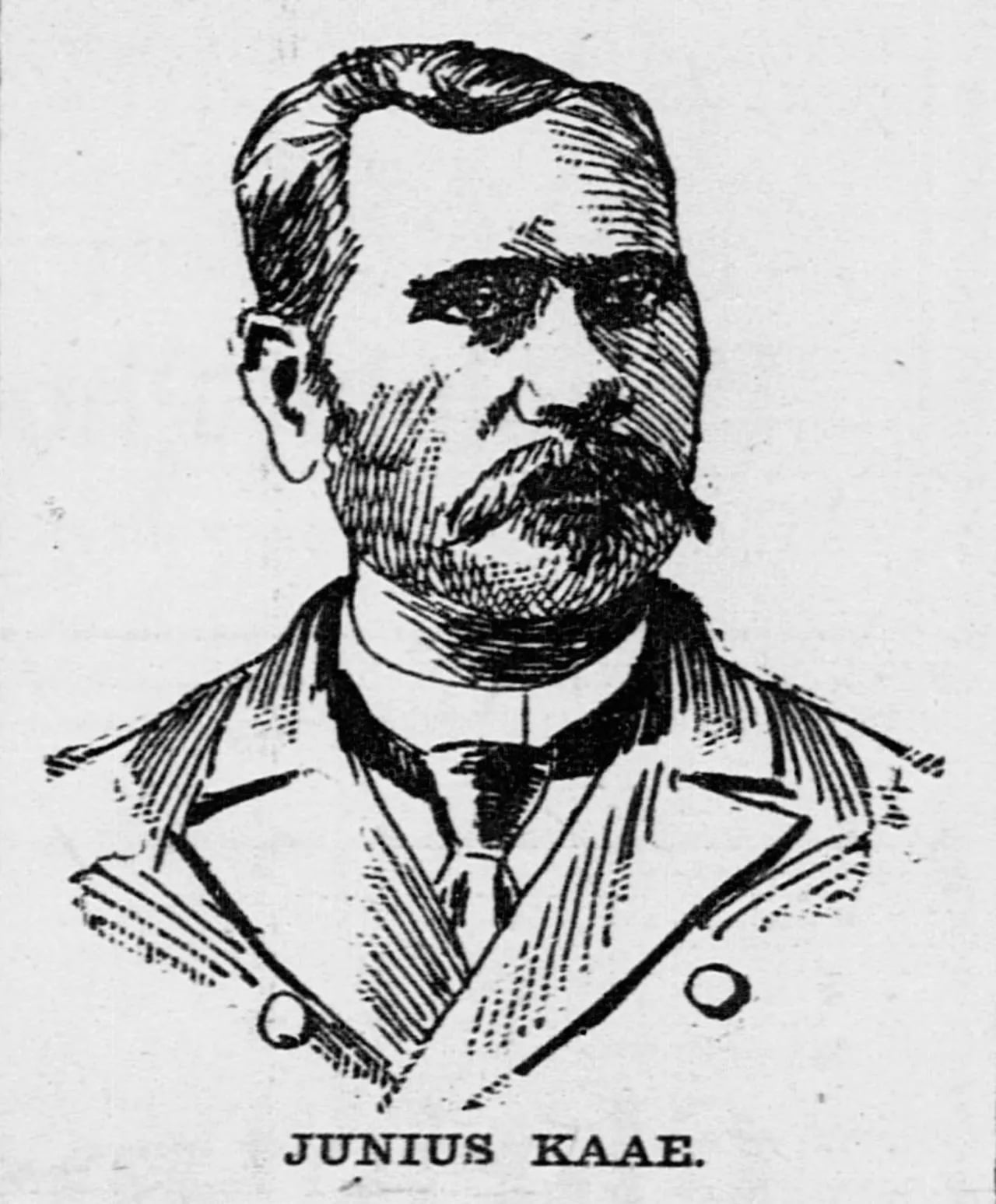 Porträt von Junius Kaʻae (1845–1906) – Gedenkseite