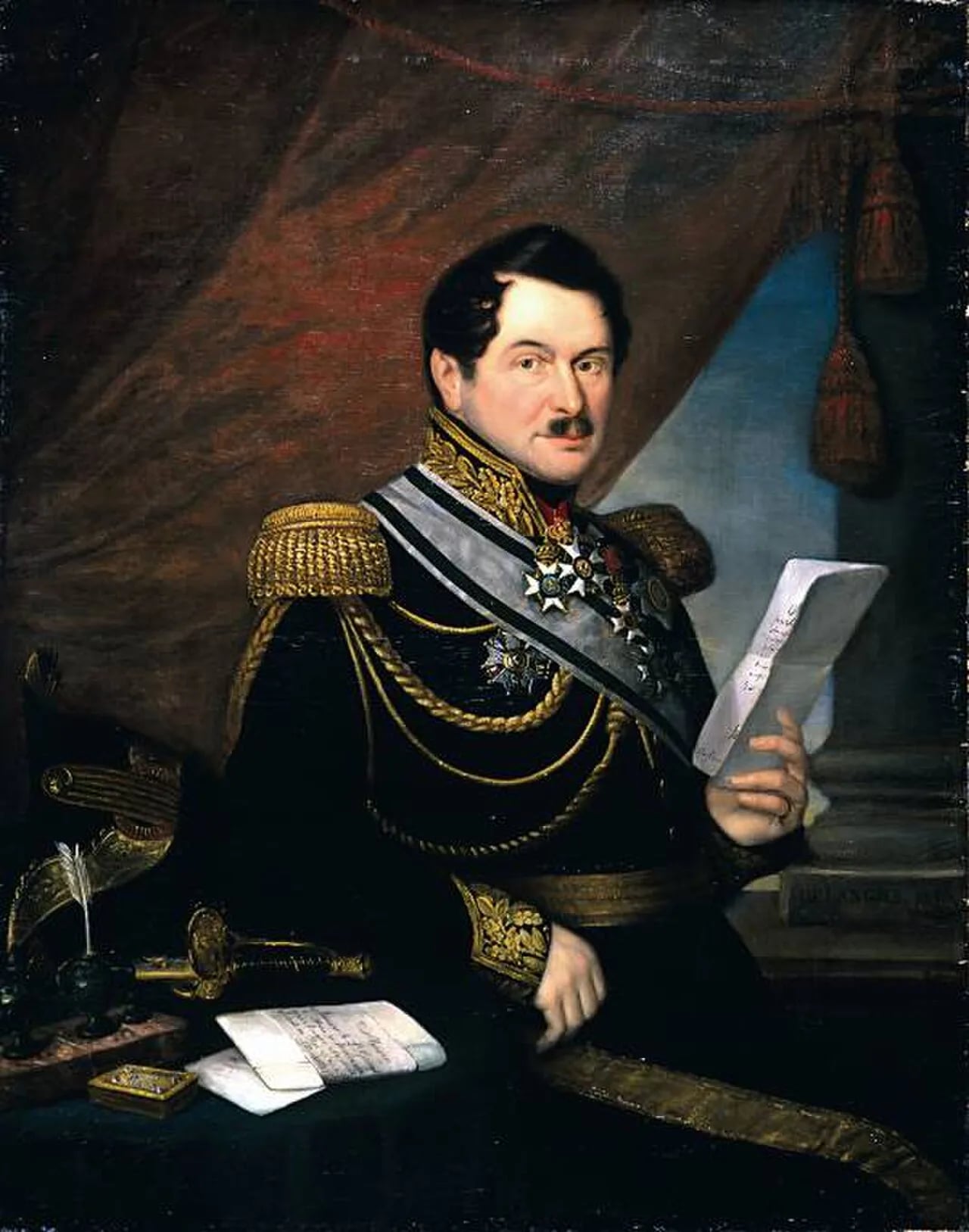 Portrait of Constantin d'Hane-Steenhuyse (1790–1850) – memorial page