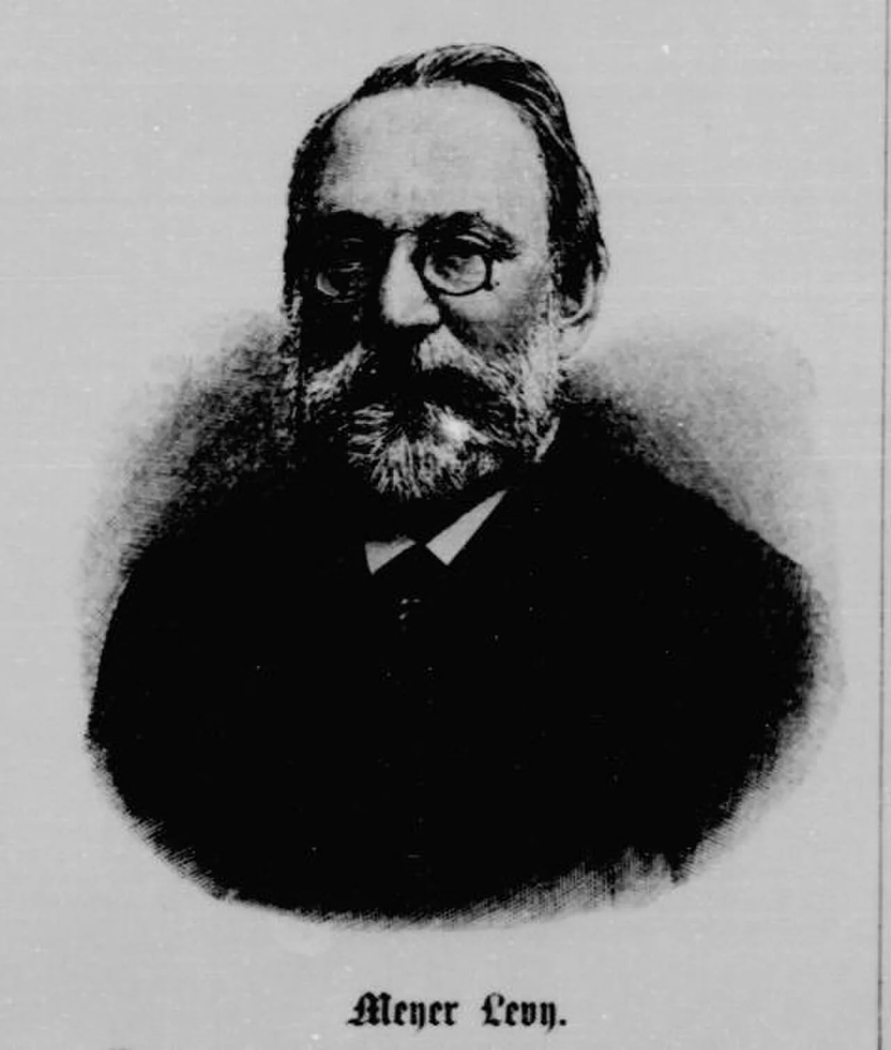 Porträt von Meyer Levy (1833–1896) – Gedenkseite