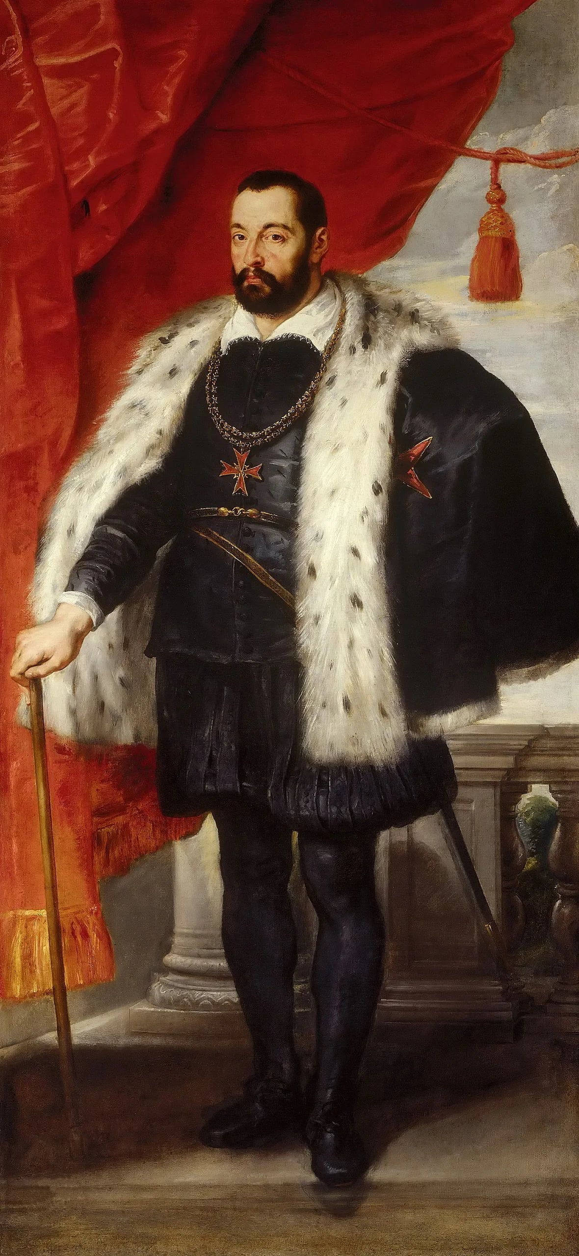 Porträt von Francesco I. de’ Medici (1541–1587) – Gedenkseite
