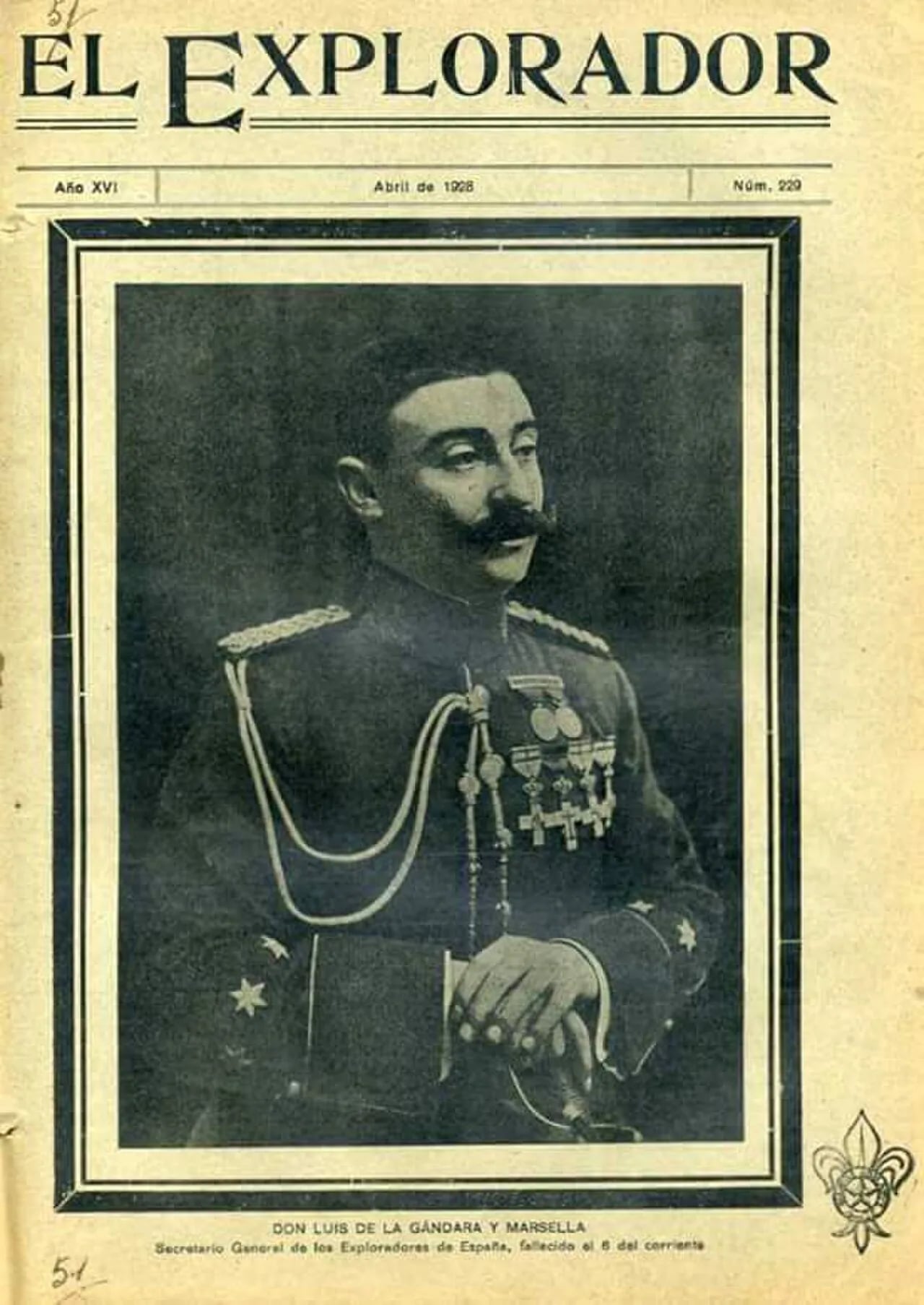 Portrait of Luis de la Gándara Marsella (1880–1928) – memorial page