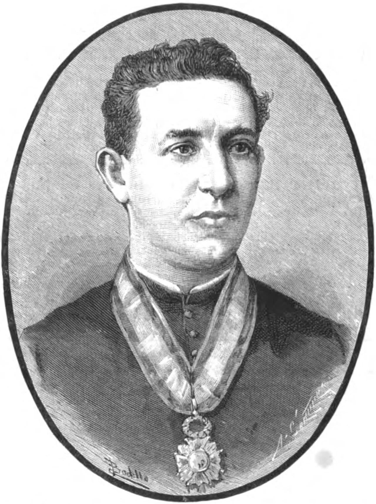 Portrait of Blas Aínsa (1841–1889) – memorial page