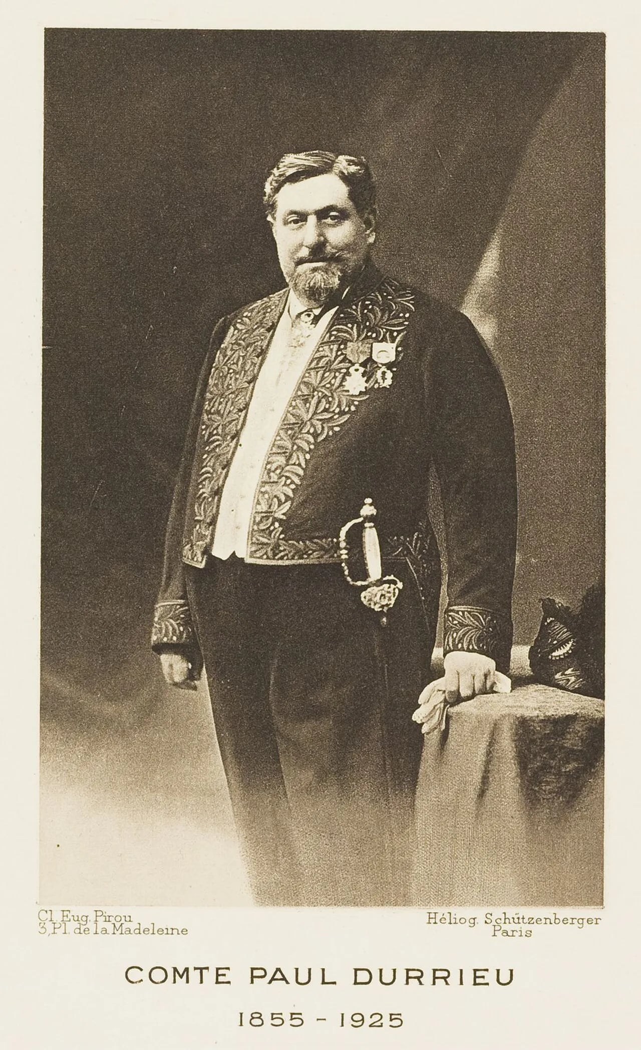 Porträt von Paul Durrieu (1855–1925) – Gedenkseite
