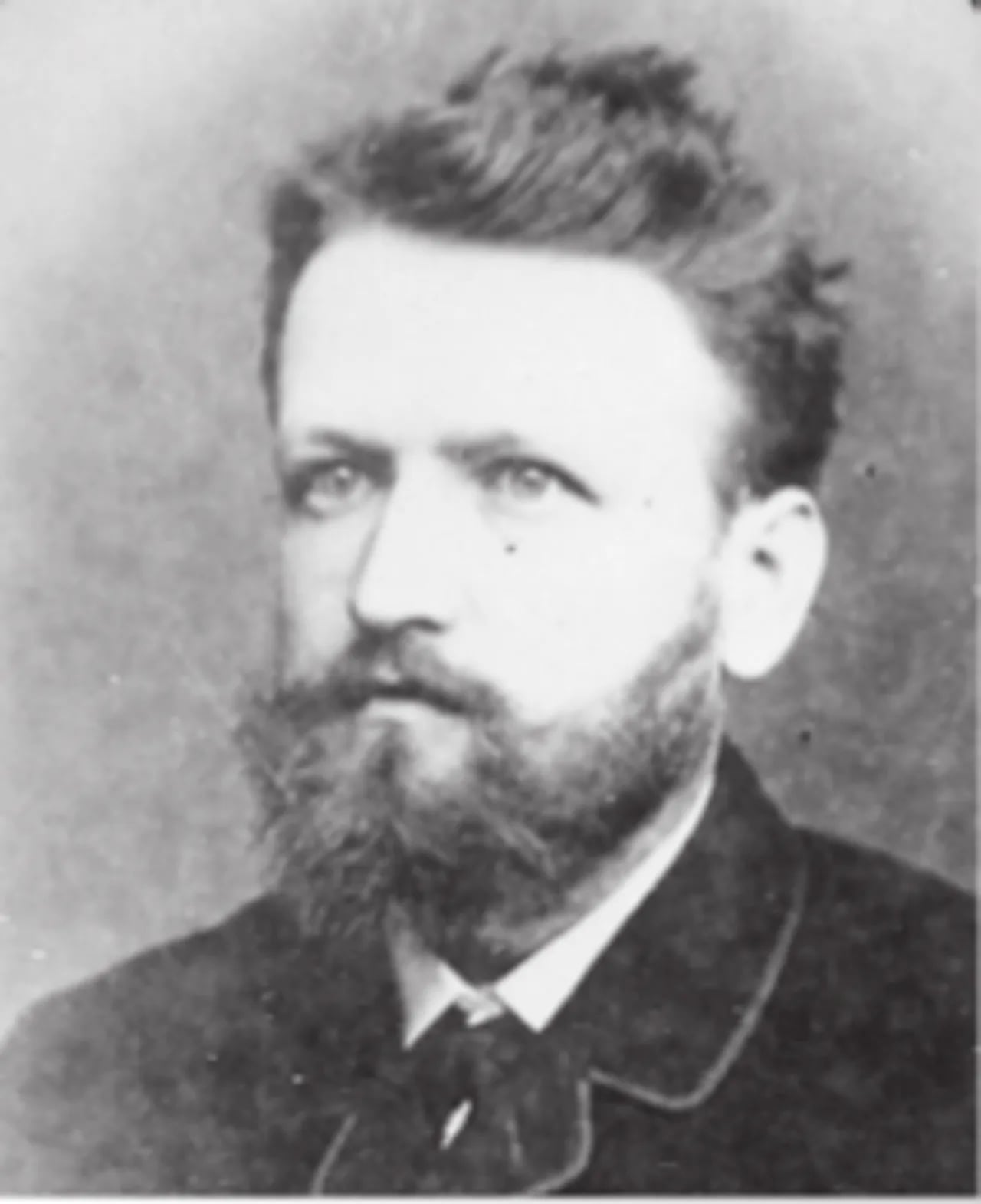 Porträt von Johann Wozak (1853–1890) – Gedenkseite