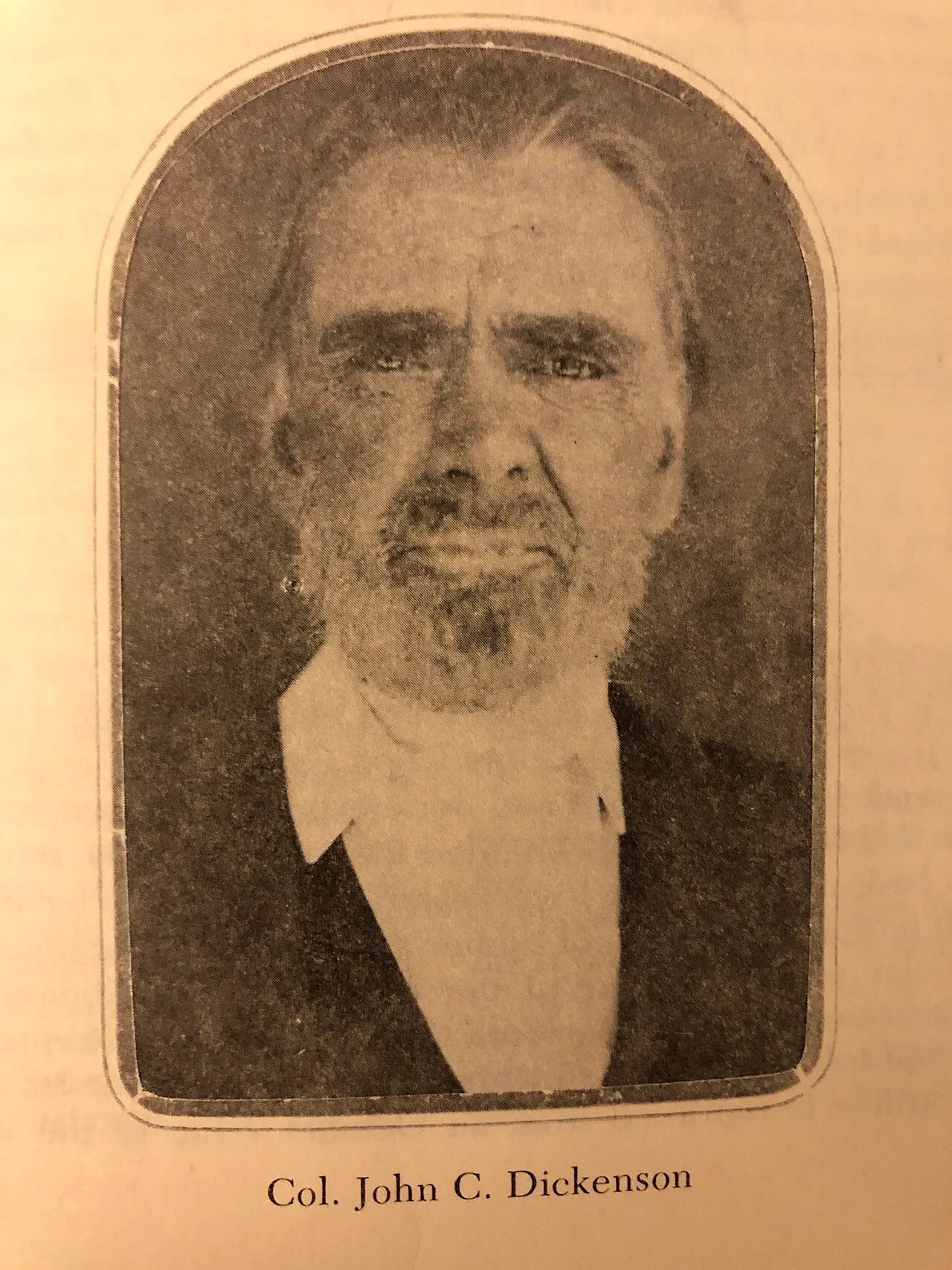 Portrait of John Calhoun Dickenson (1815–1890) – memorial page