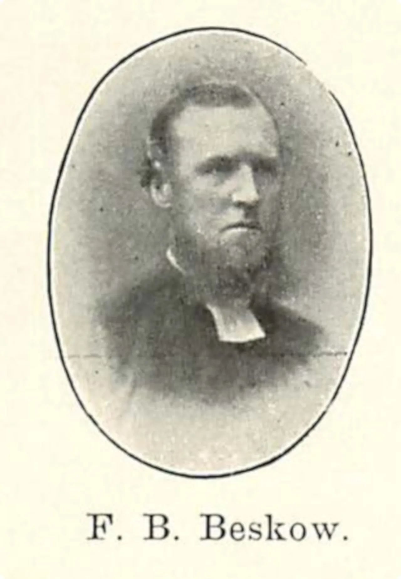 Porträt von Fritz Beskow (1832–1901) – Gedenkseite