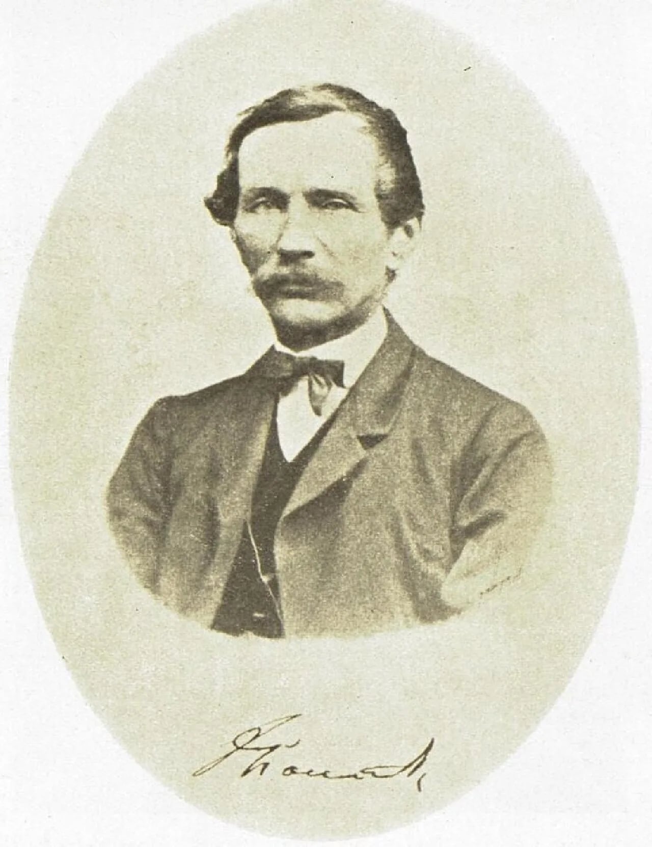 Porträt von František Bouček (1810–1882) – Gedenkseite