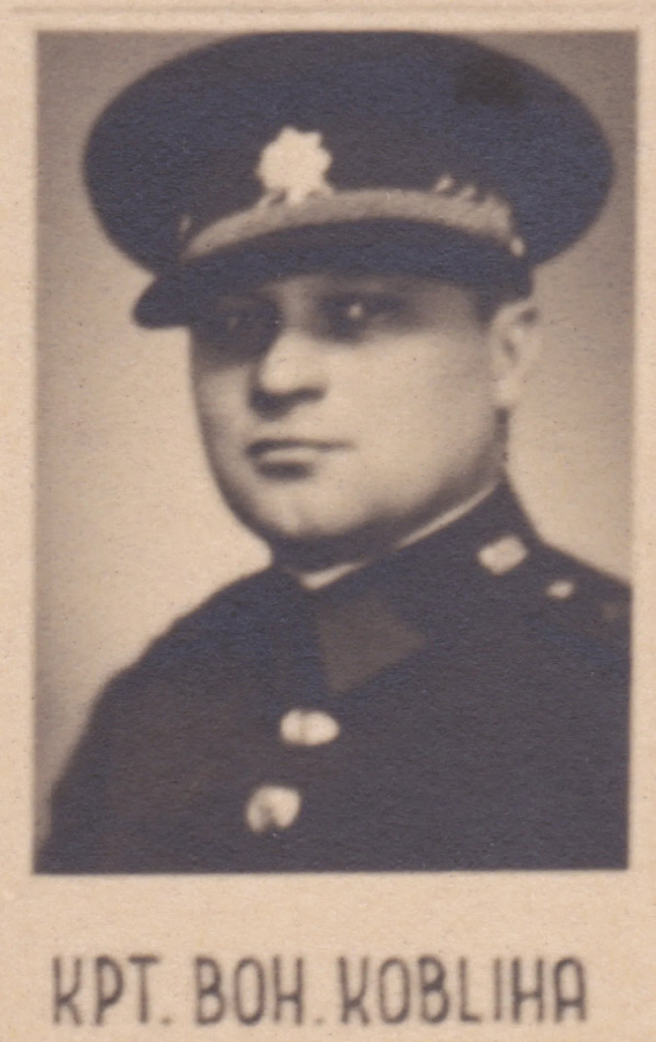 Porträt von Bohumír Kobliha (1902–1981) – Gedenkseite