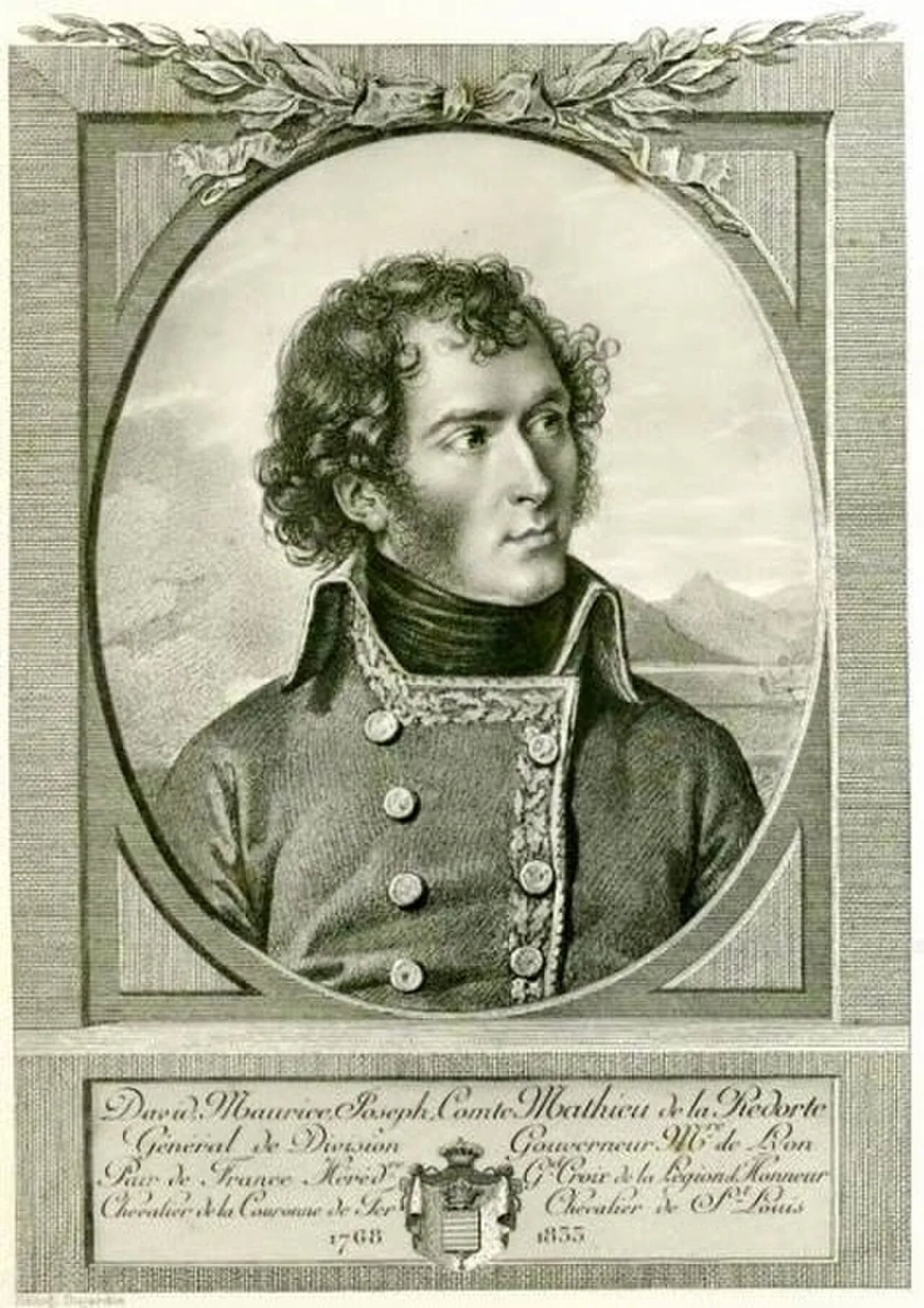 Portrait of Maurice Mathieu (1768–1833) – memorial page