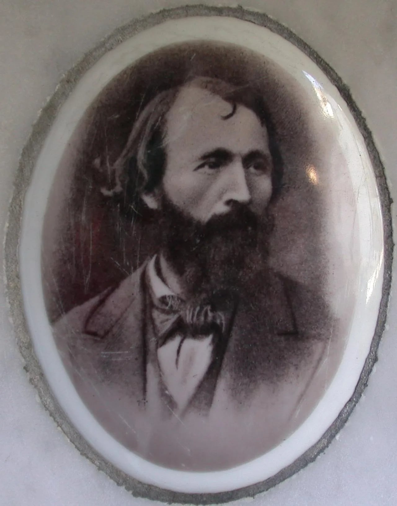 Porträt von Davide Lazzeretti (1834–1878) – Gedenkseite