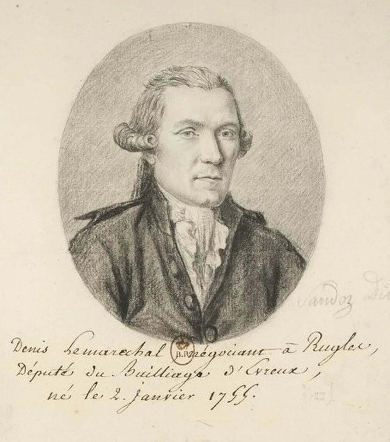 Portrait of Denis Le Maréchal (1755–1851) – memorial page