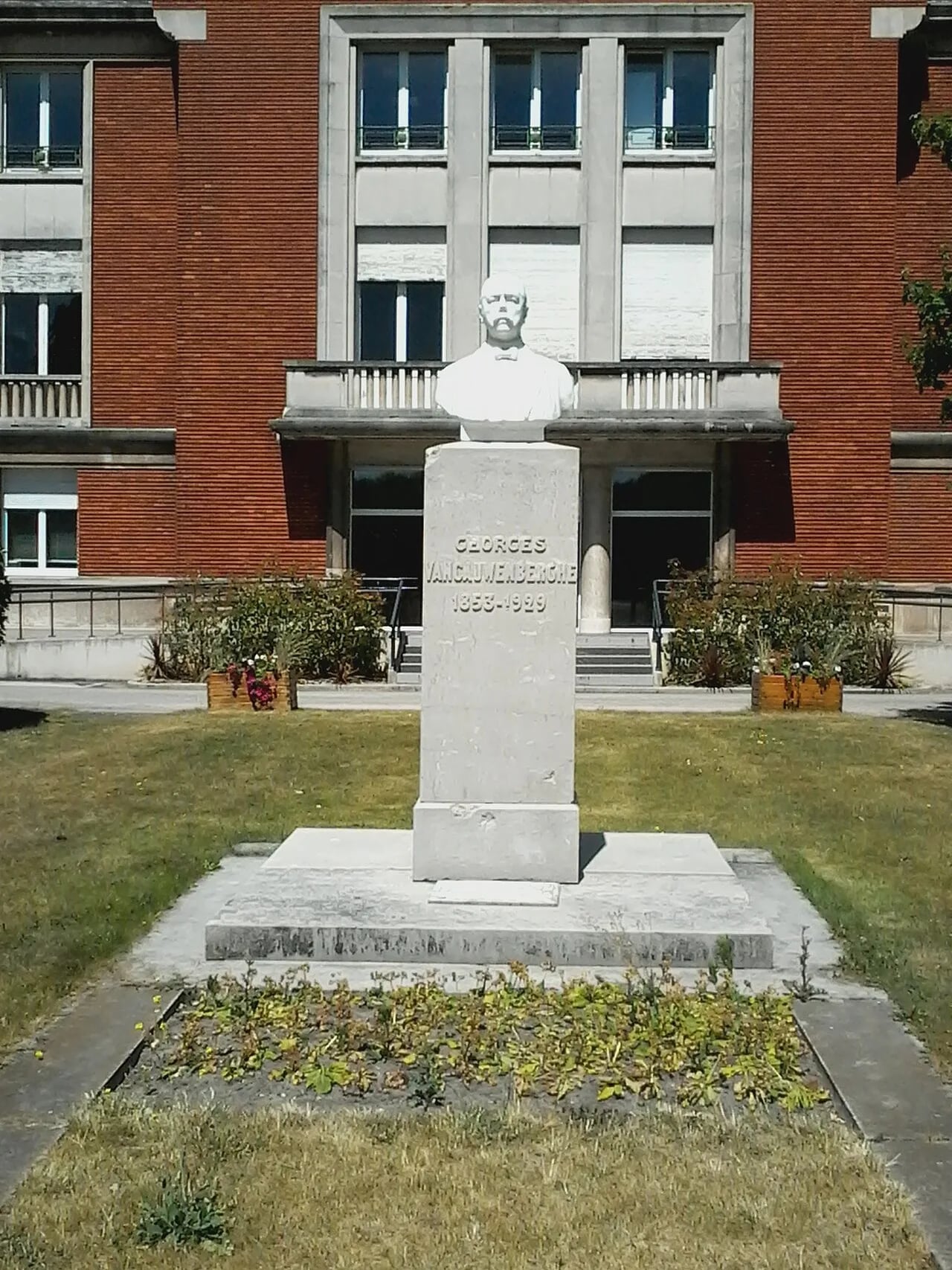 Porträt von Georges Vancauwenberghe (1853–1929) – Gedenkseite
