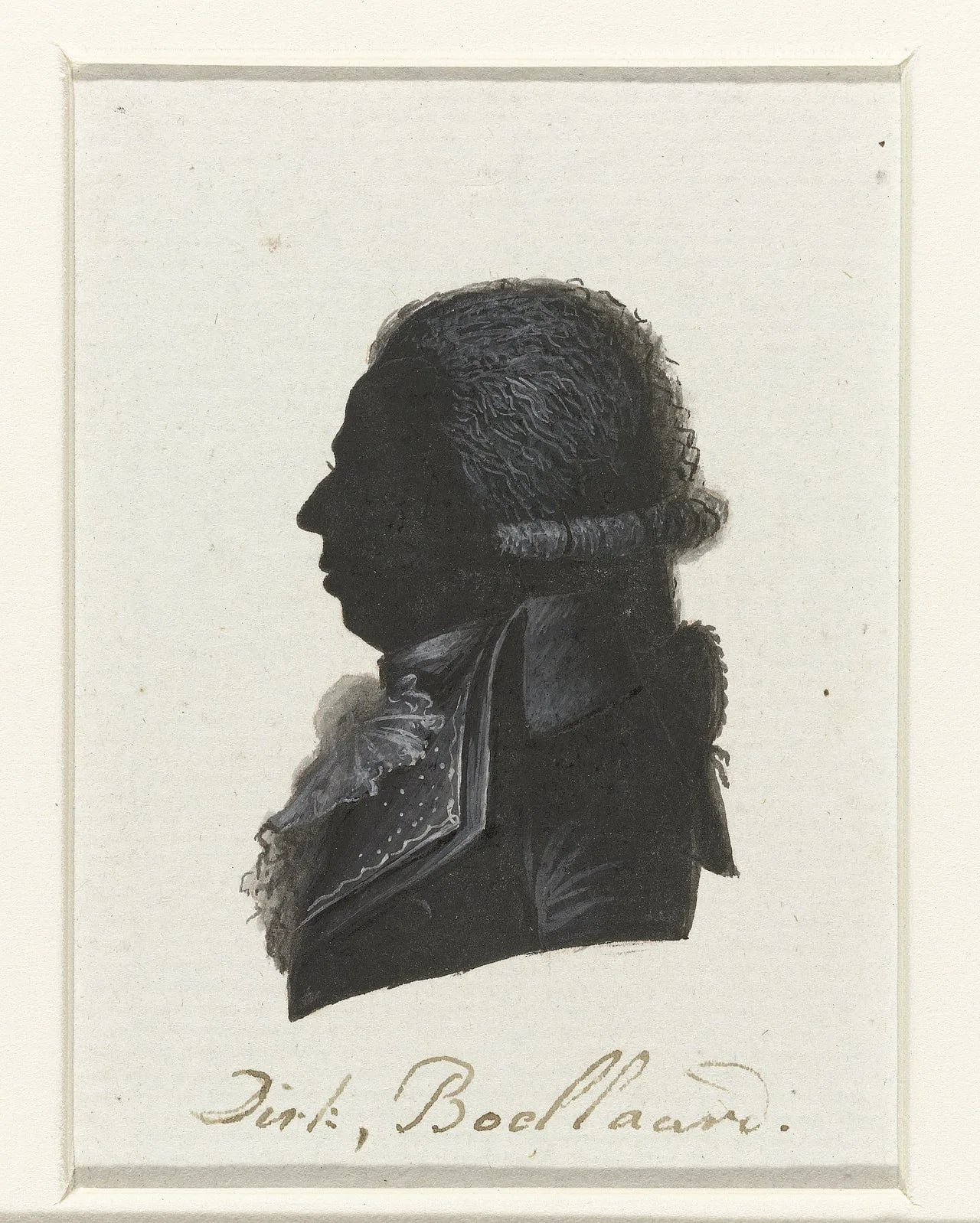 Porträt von Dirk Boellaard (1740–1826) – Gedenkseite