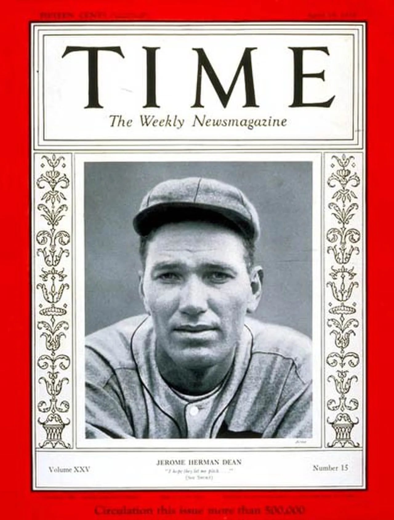 Porträt von Dizzy Dean (1910–1974) – Gedenkseite