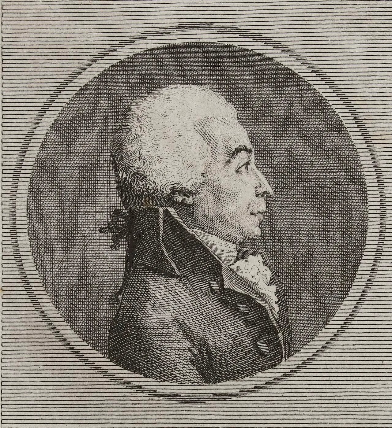 Porträt von Dominique Garat (1735–1799) – Gedenkseite