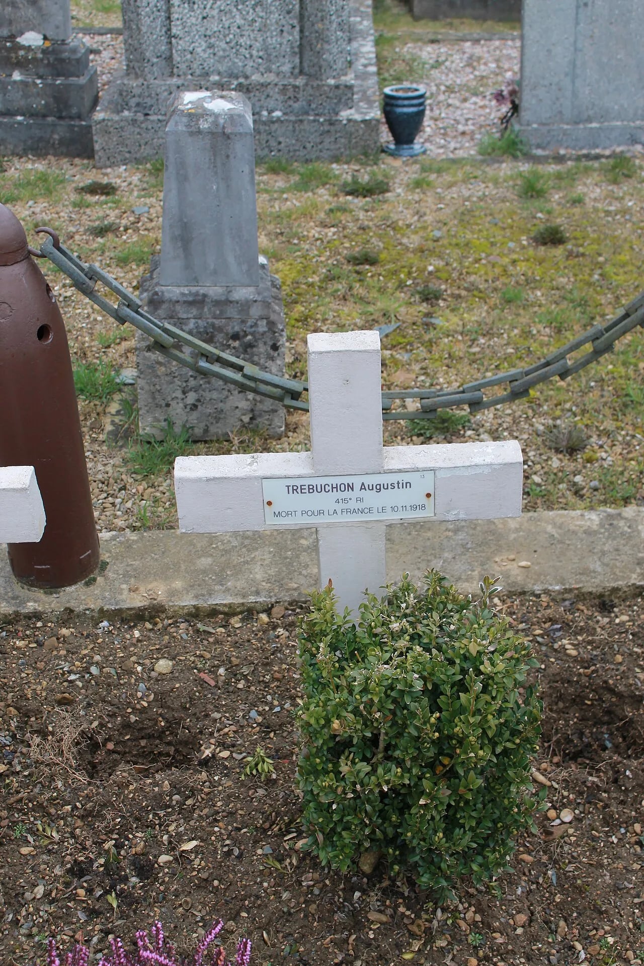 Portrait of Augustin Trébuchon (1878–1918) – memorial page