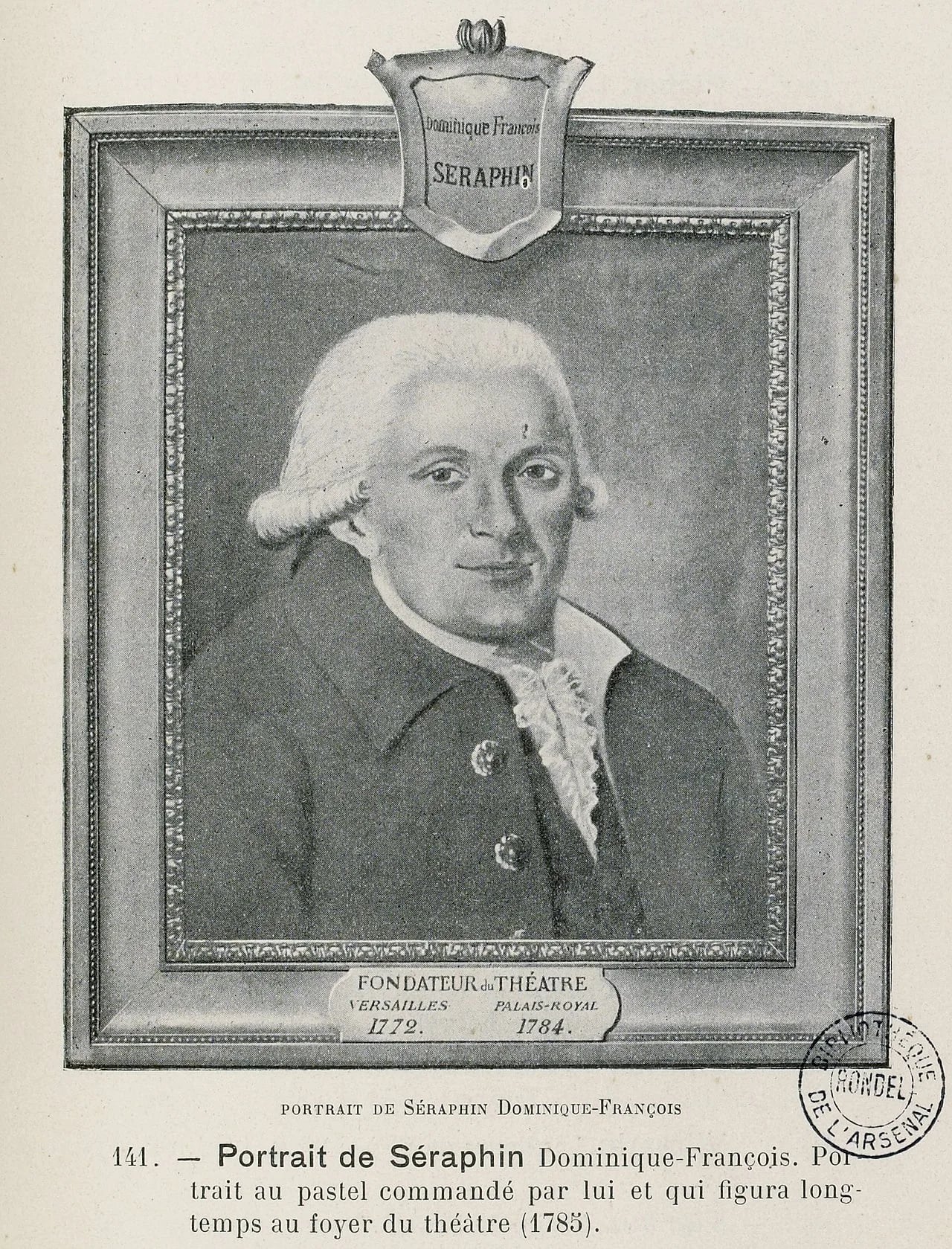 Portrait of François Dominique Séraphin (1747–1800) – memorial page