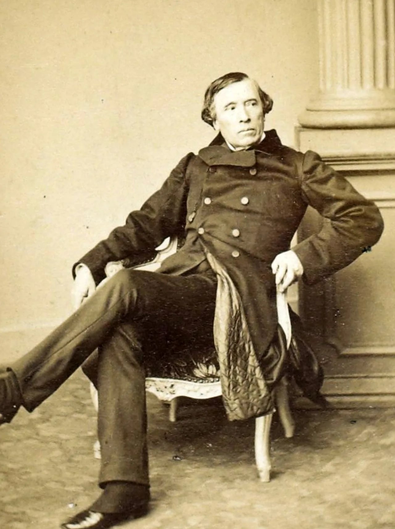 Porträt von Edmond Geffroy (1804–1895) – Gedenkseite