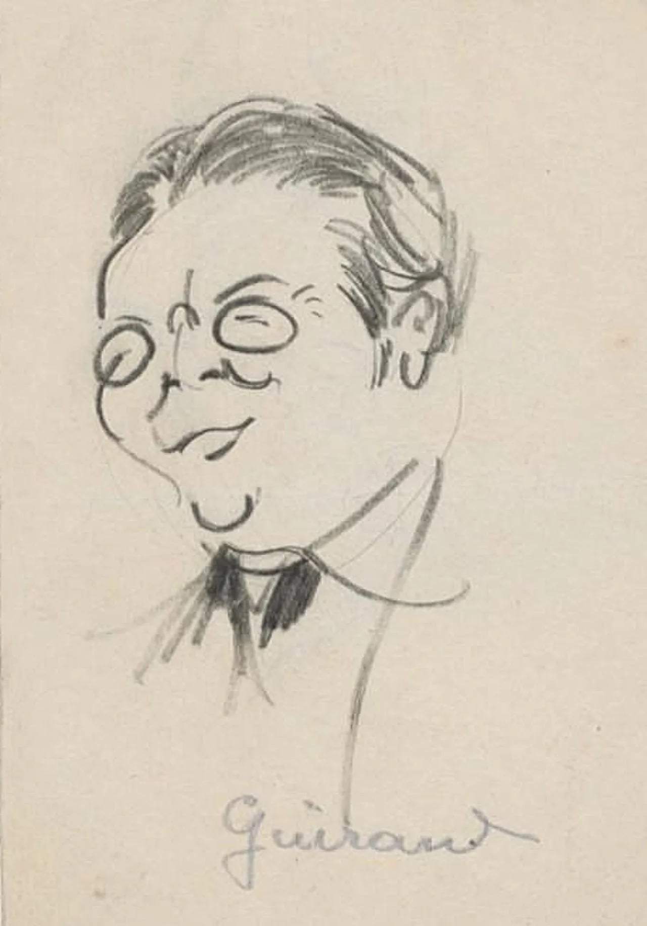 Porträt von Edmond Guiraud (1879–1961) – Gedenkseite
