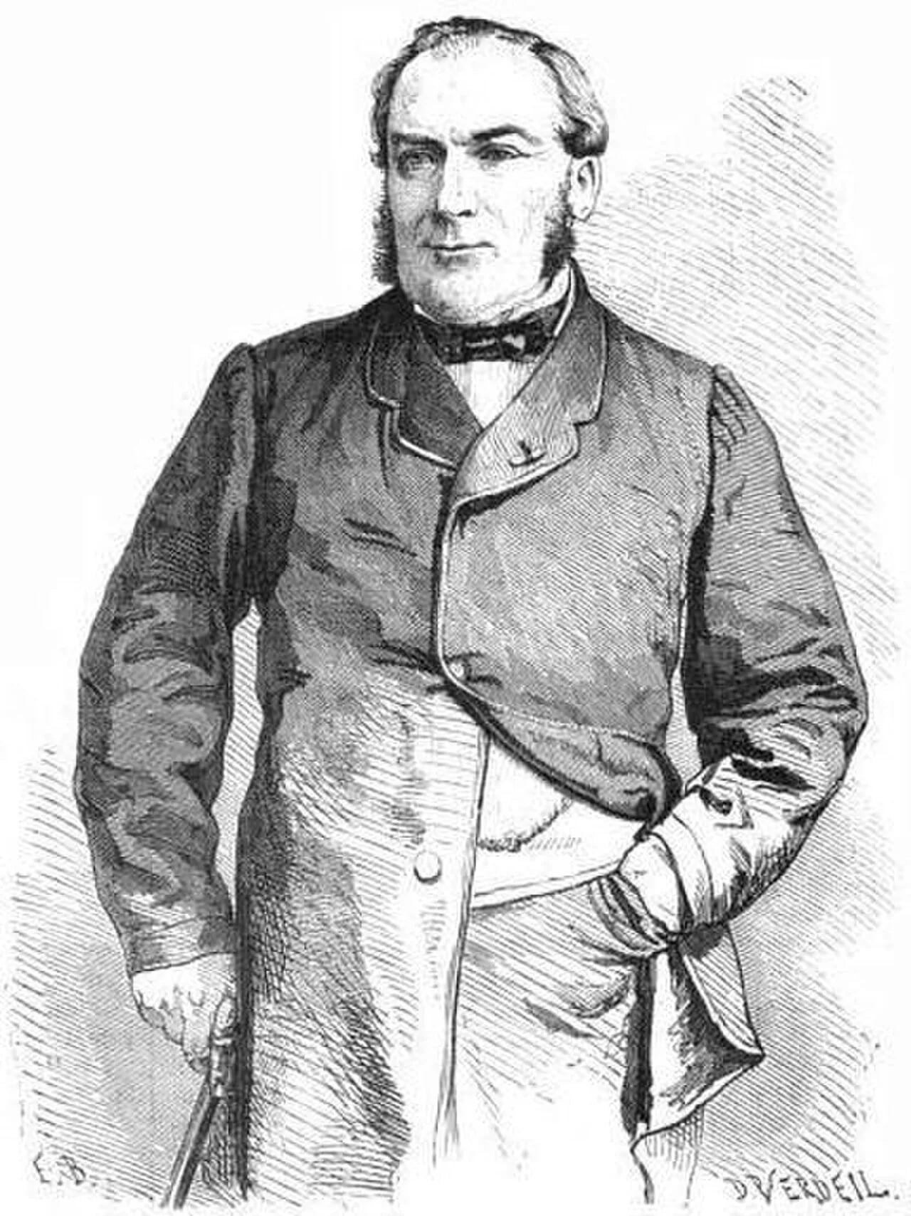 Porträt von Edmond Valléry Gressier (1815–1892) – Gedenkseite