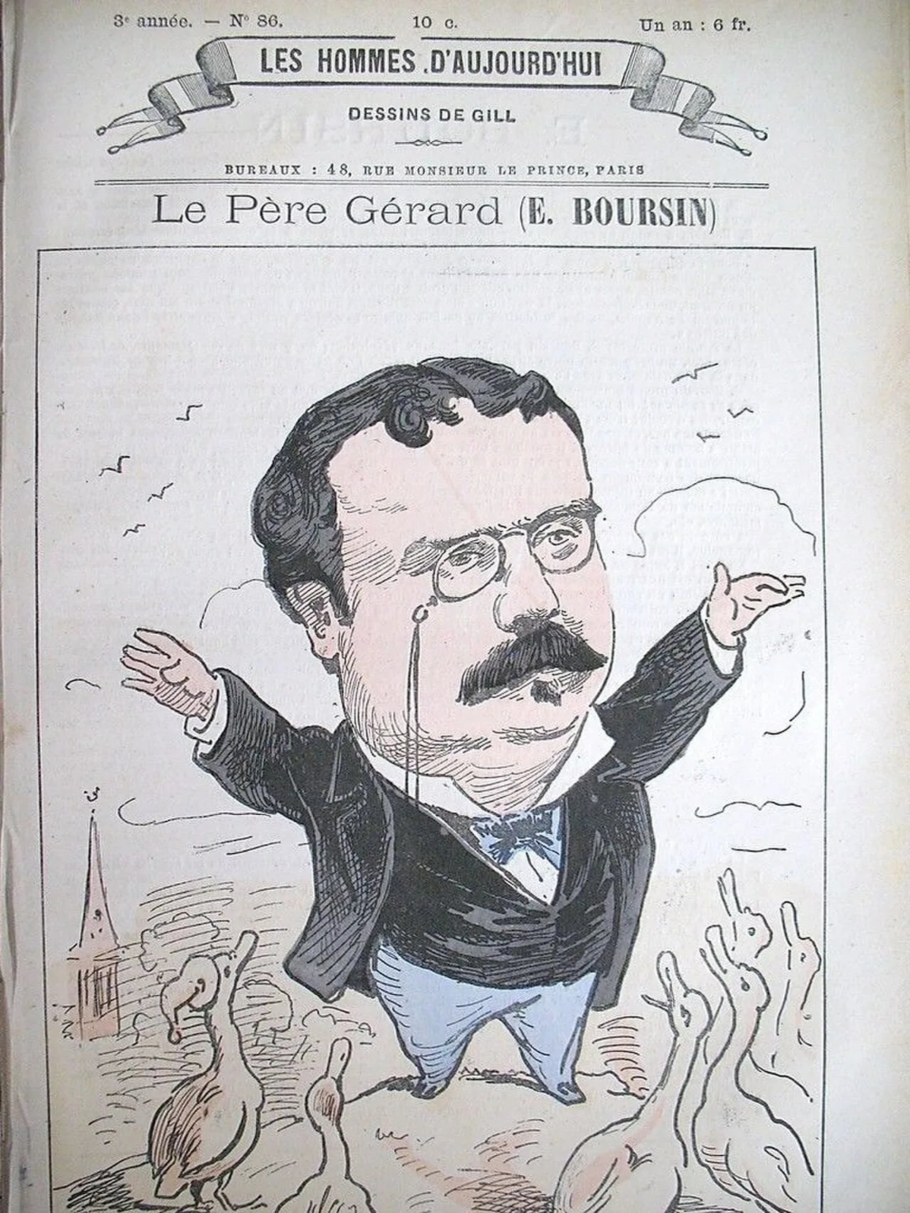 Portrait of Elphège Boursin (1836–1891) – memorial page
