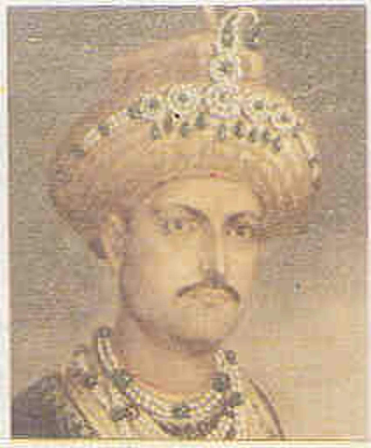 Porträt von Wazir Ali Khan (1780–1817) – Gedenkseite