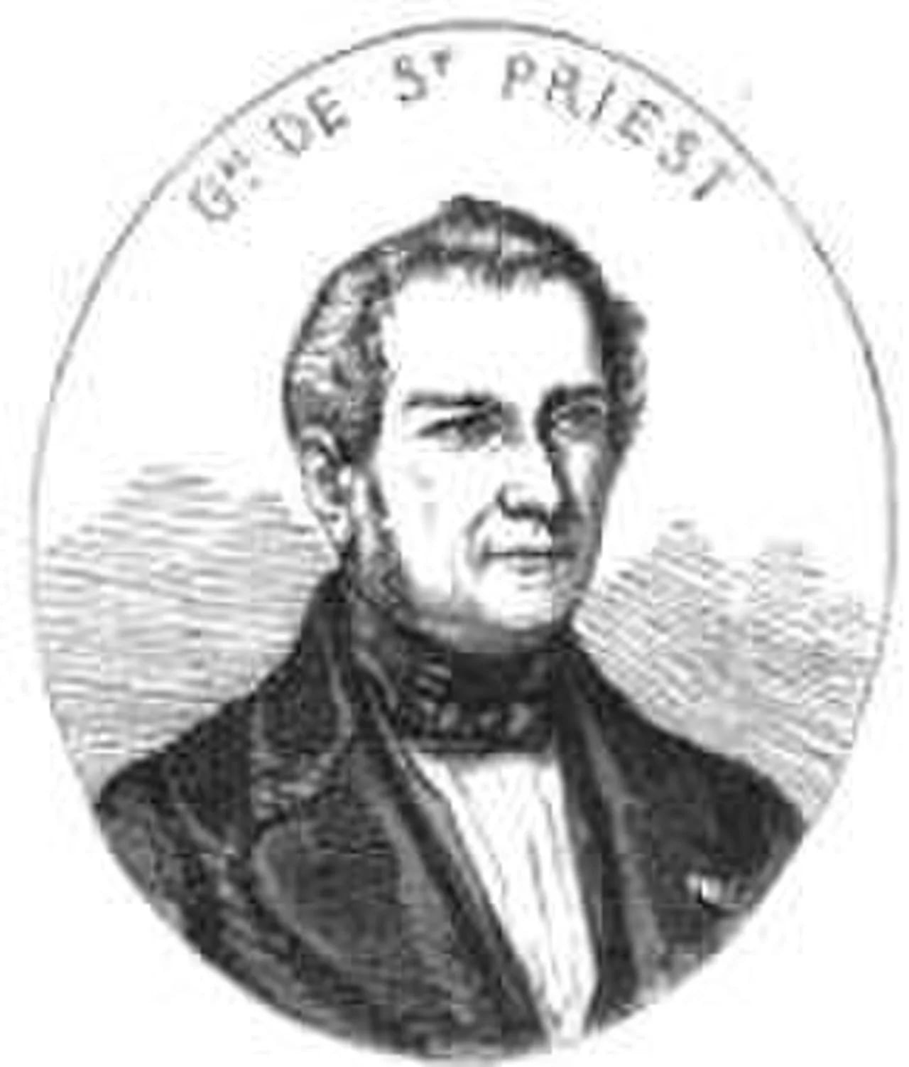 Porträt von Emmanuel Louis Marie Guignard de Saint-Priest (1789–1881) – Gedenkseite