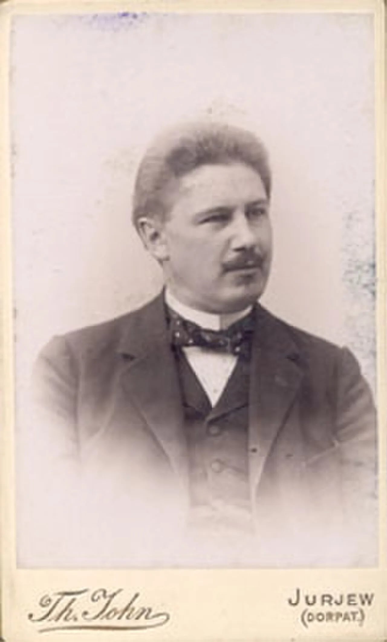 Portrait of Alfred Seeberg (1863–1915) – memorial page