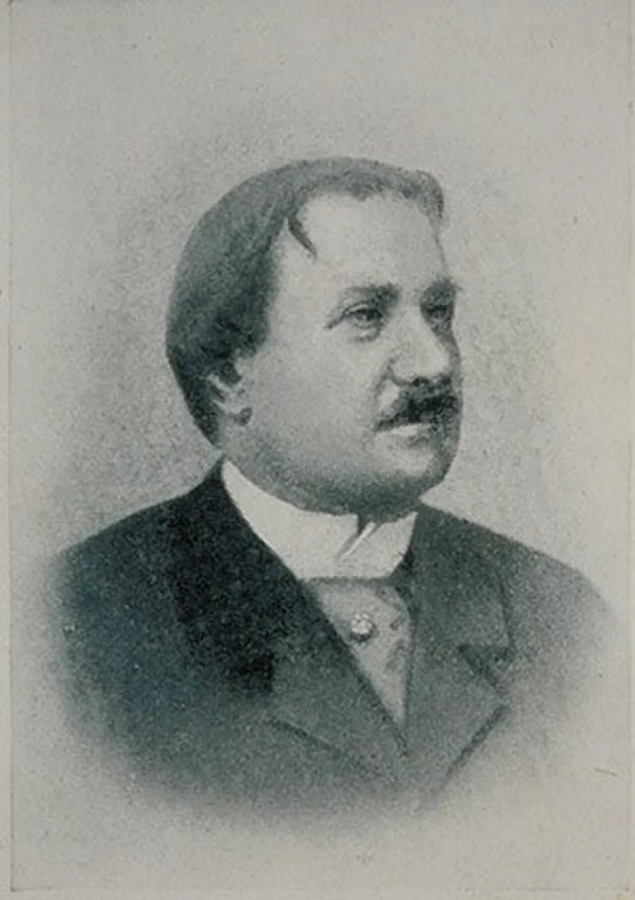 Porträt von Ernest Mélot (1840–1910) – Gedenkseite