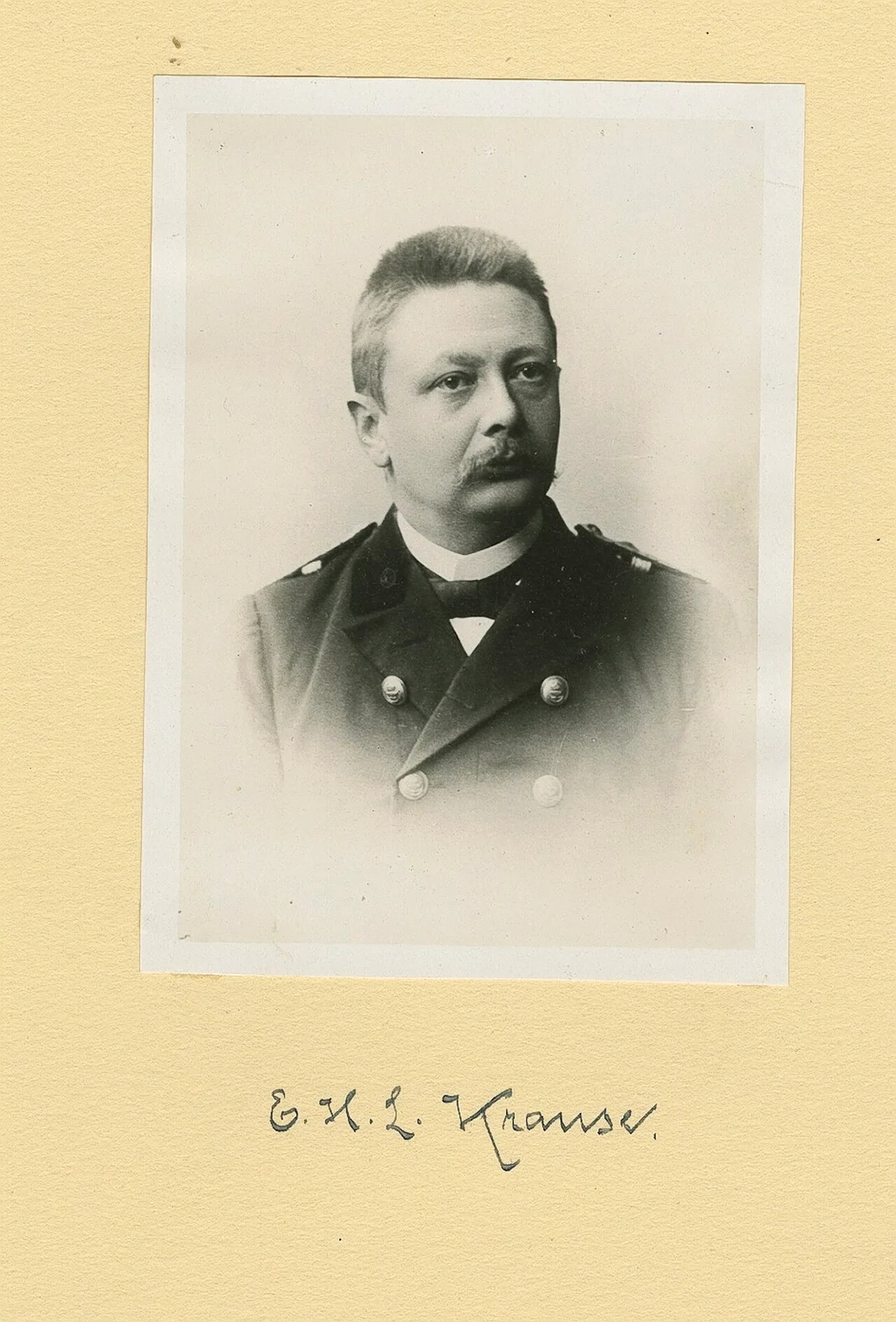 Porträt von Ernst Hans Ludwig Krause (1859–1942) – Gedenkseite