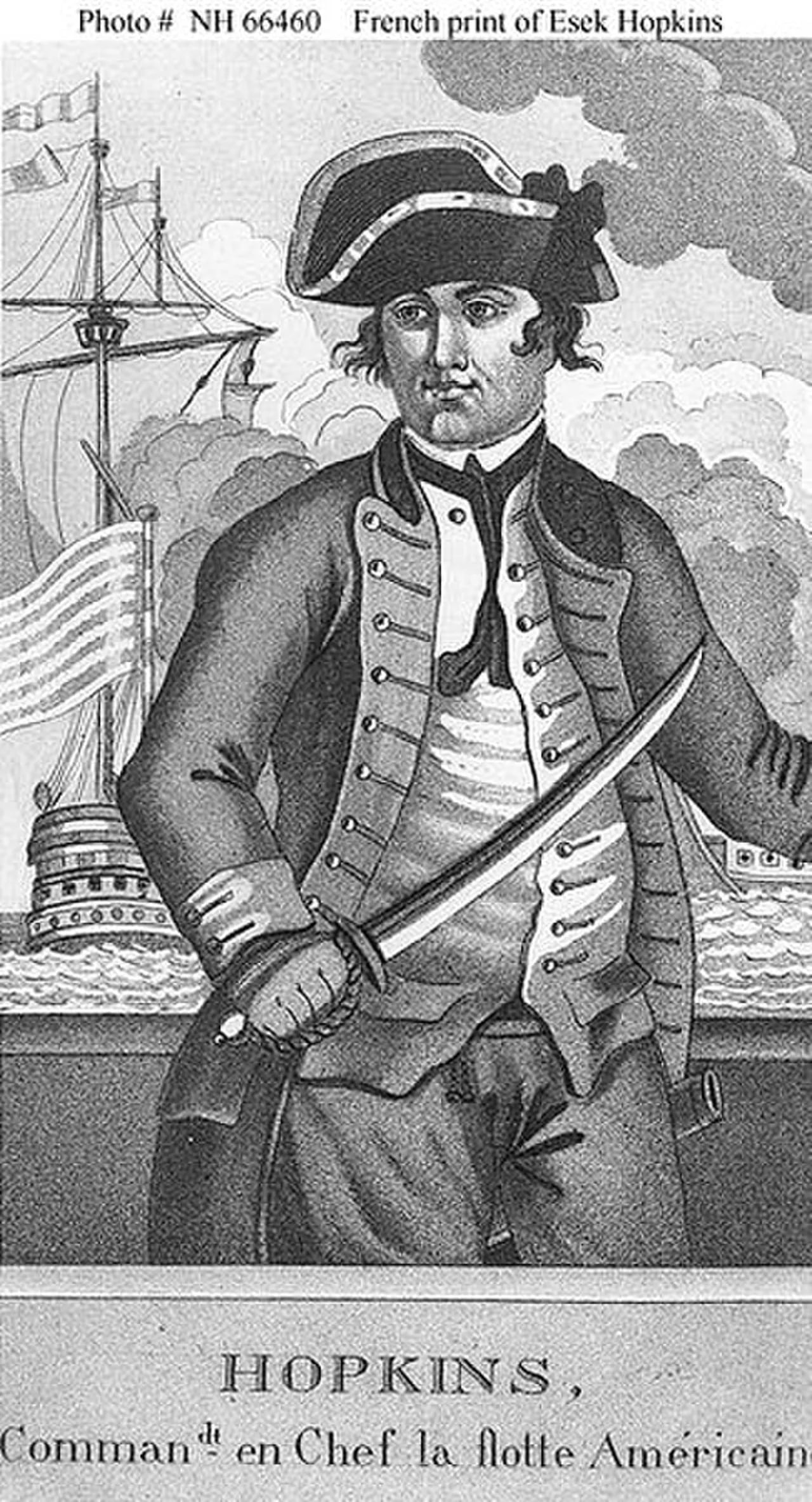 Portrait of Esek Hopkins (1718–1802) – memorial page