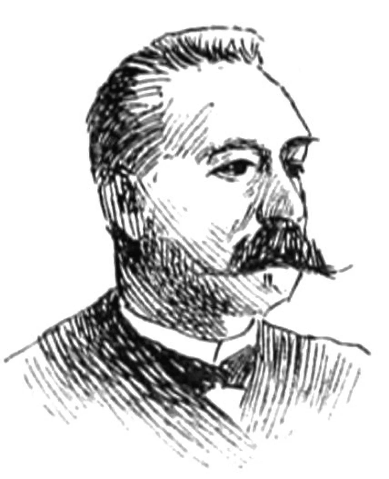 Porträt von Eugène Bizot (1855–1908) – Gedenkseite