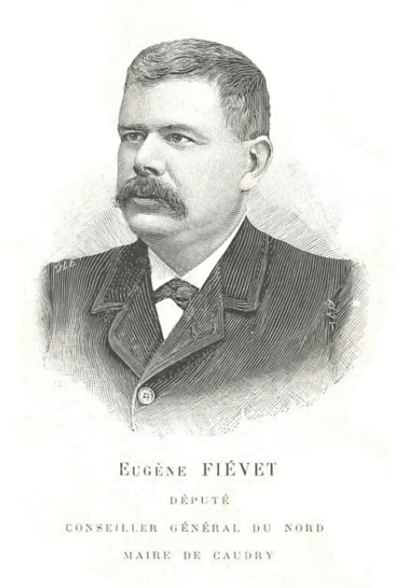 Porträt von Eugène Fiévet (1867–1910) – Gedenkseite