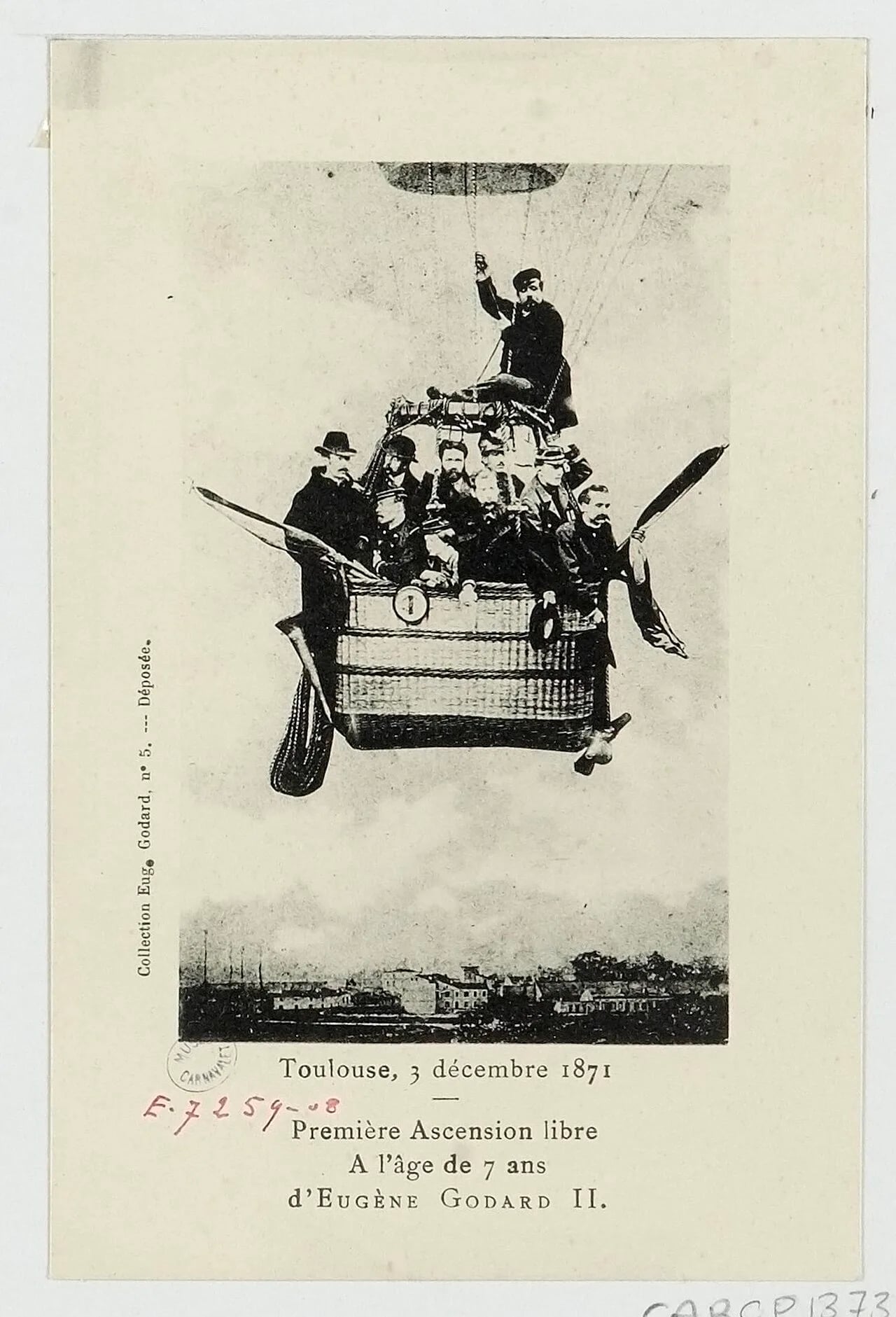 Portrait of Eugène Godard II (1864–1910) – memorial page