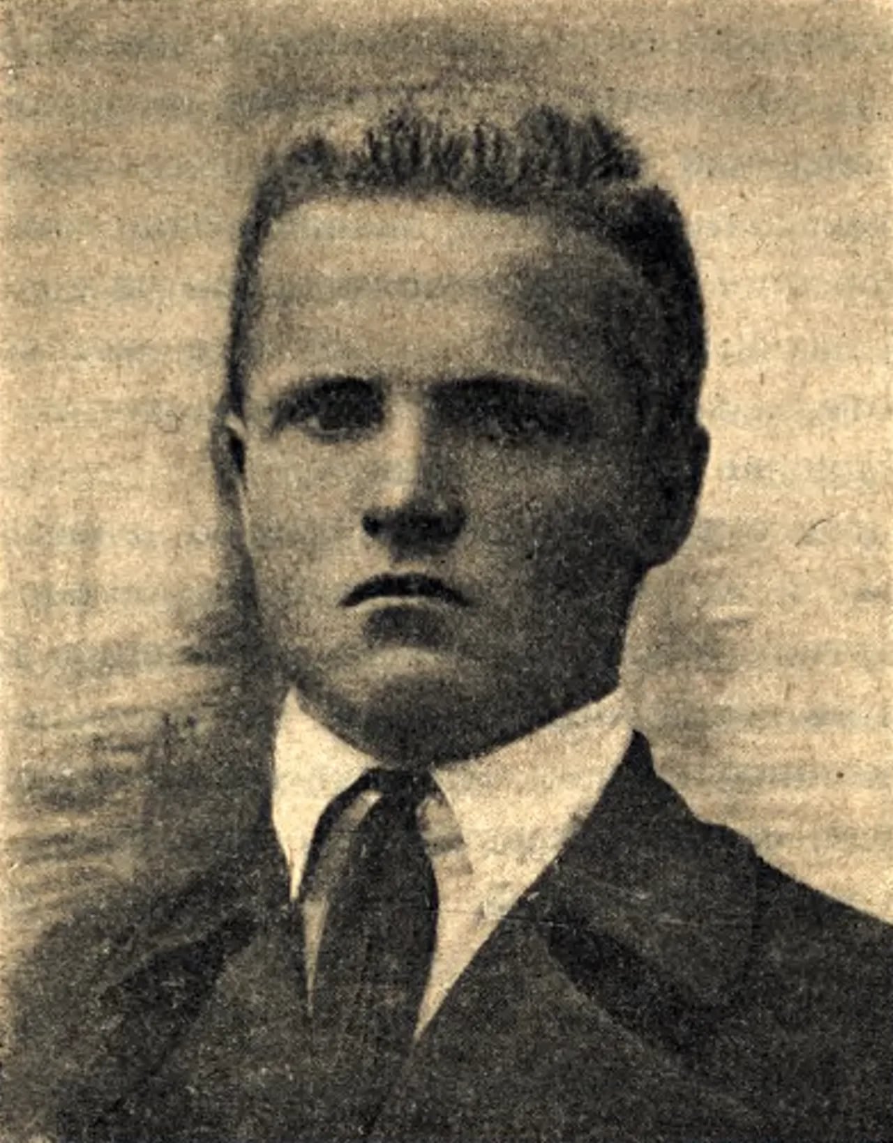 Porträt von Petro Slinko (1895–1919) – Gedenkseite